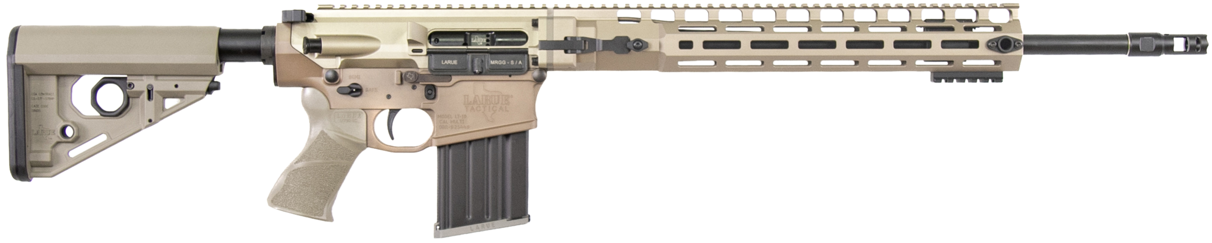 LARUE LT-MRGGS-308W-20-FDE LT10 308 20" FDE