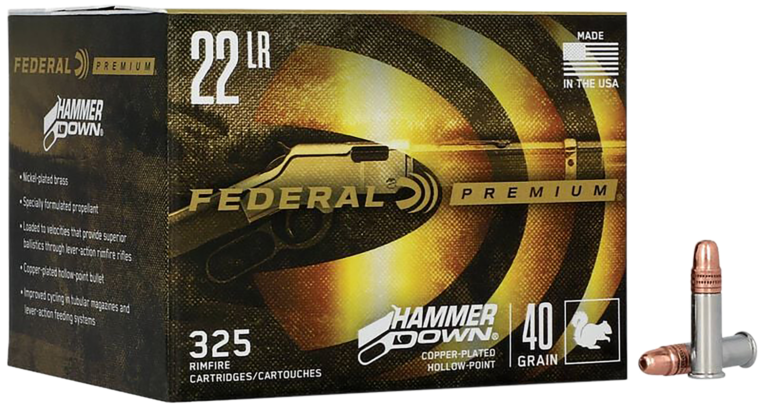 FED 22HAM 22LR 40GR HD CPPR LD HP 325/10