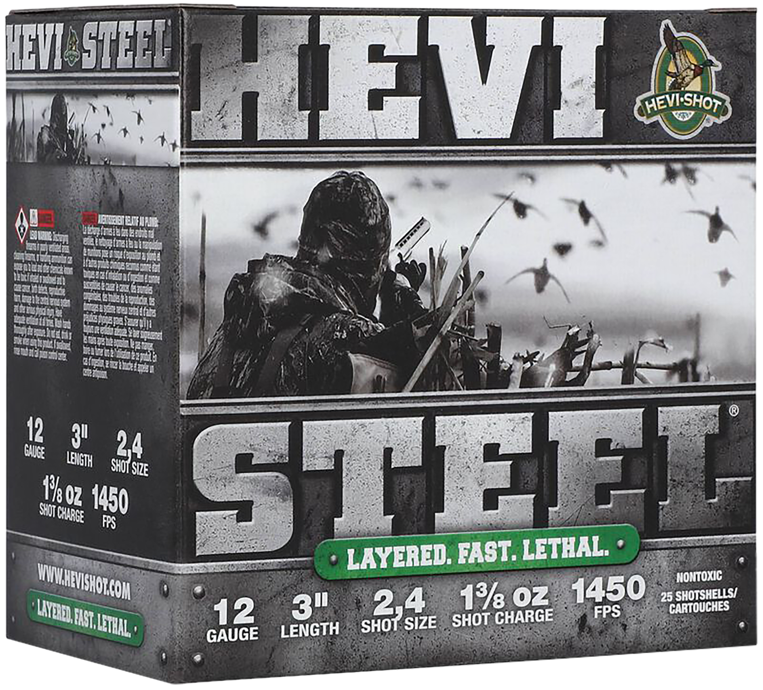 HEVI HS60024 HEVI-STEEL 12 3 13/8OZ #2&4 25/10