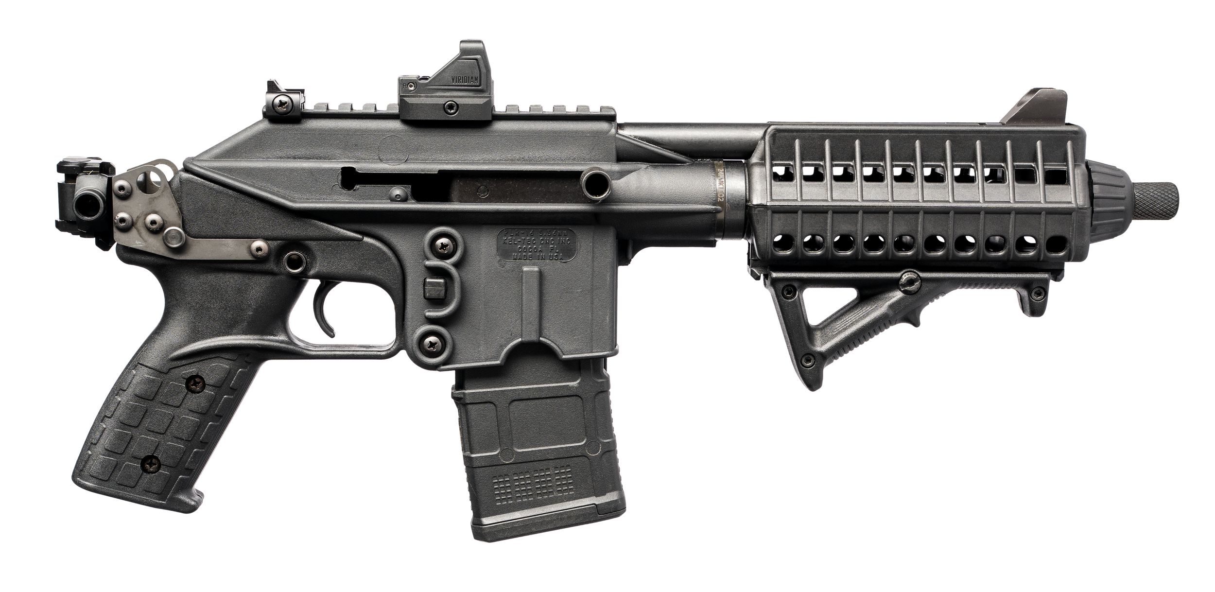 KEL PLR16BLKD PLR16 DEFENDER 556/223*BRACE*