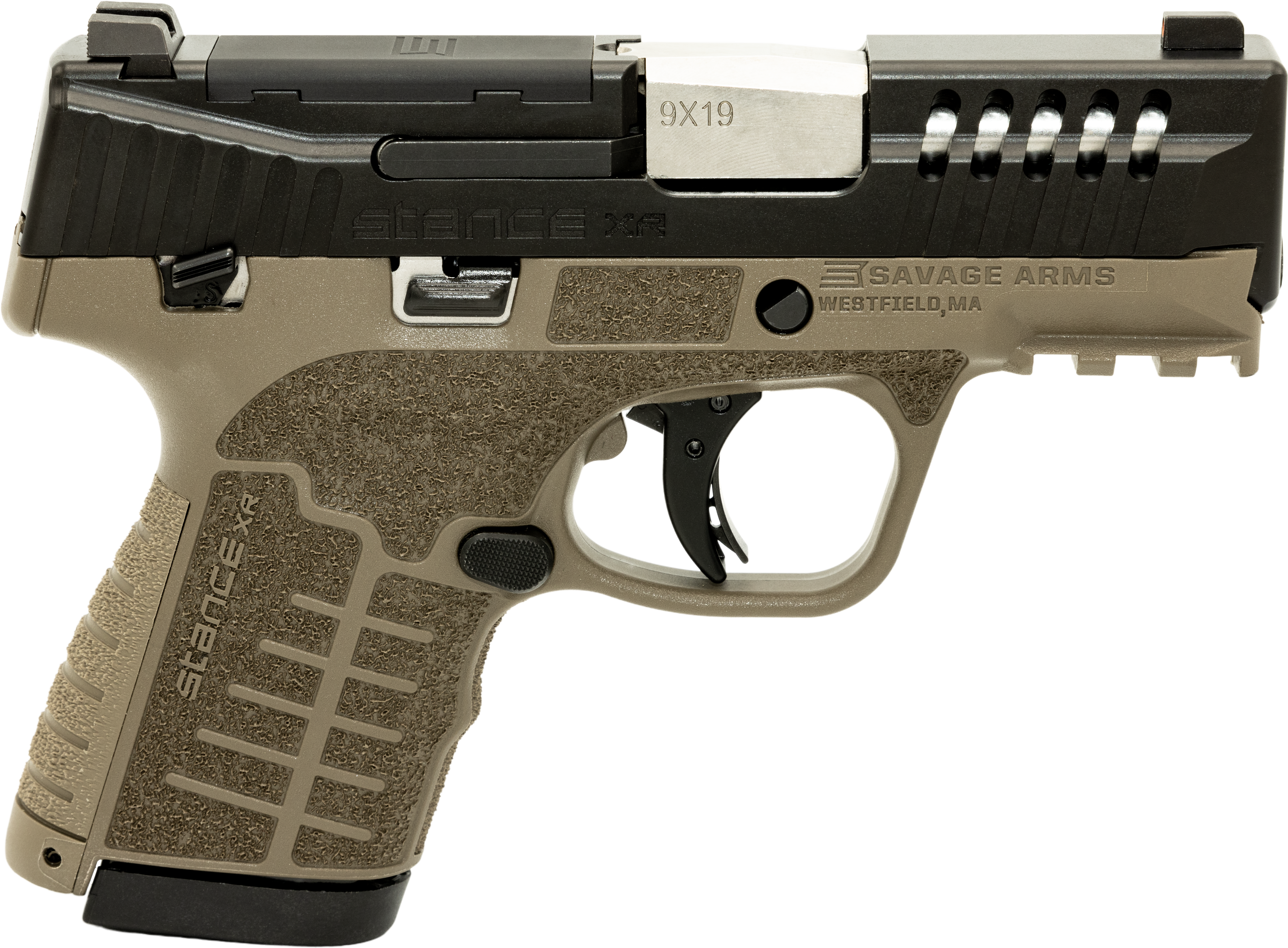 SAV 67055 STANCE XR MC9MS 9MM 3.2 13+1 FDE