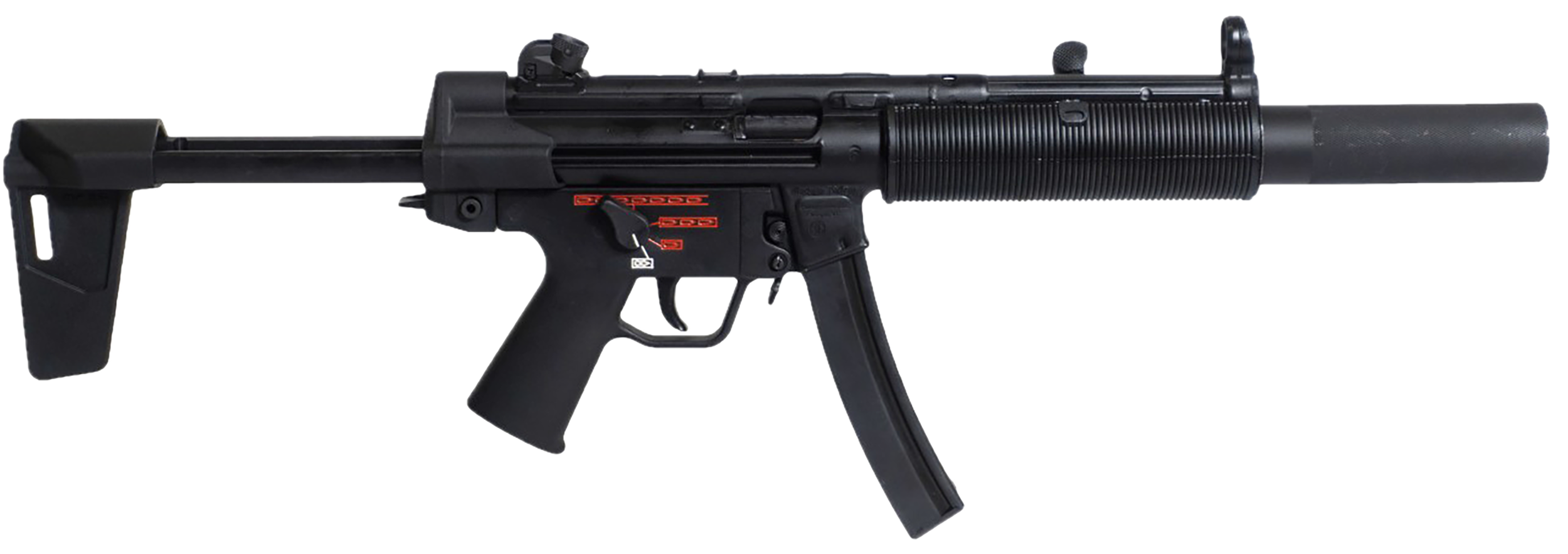 CIA HG7886MB-N AP5-SD BRACE 9M 30R FAUX SUPP BLK