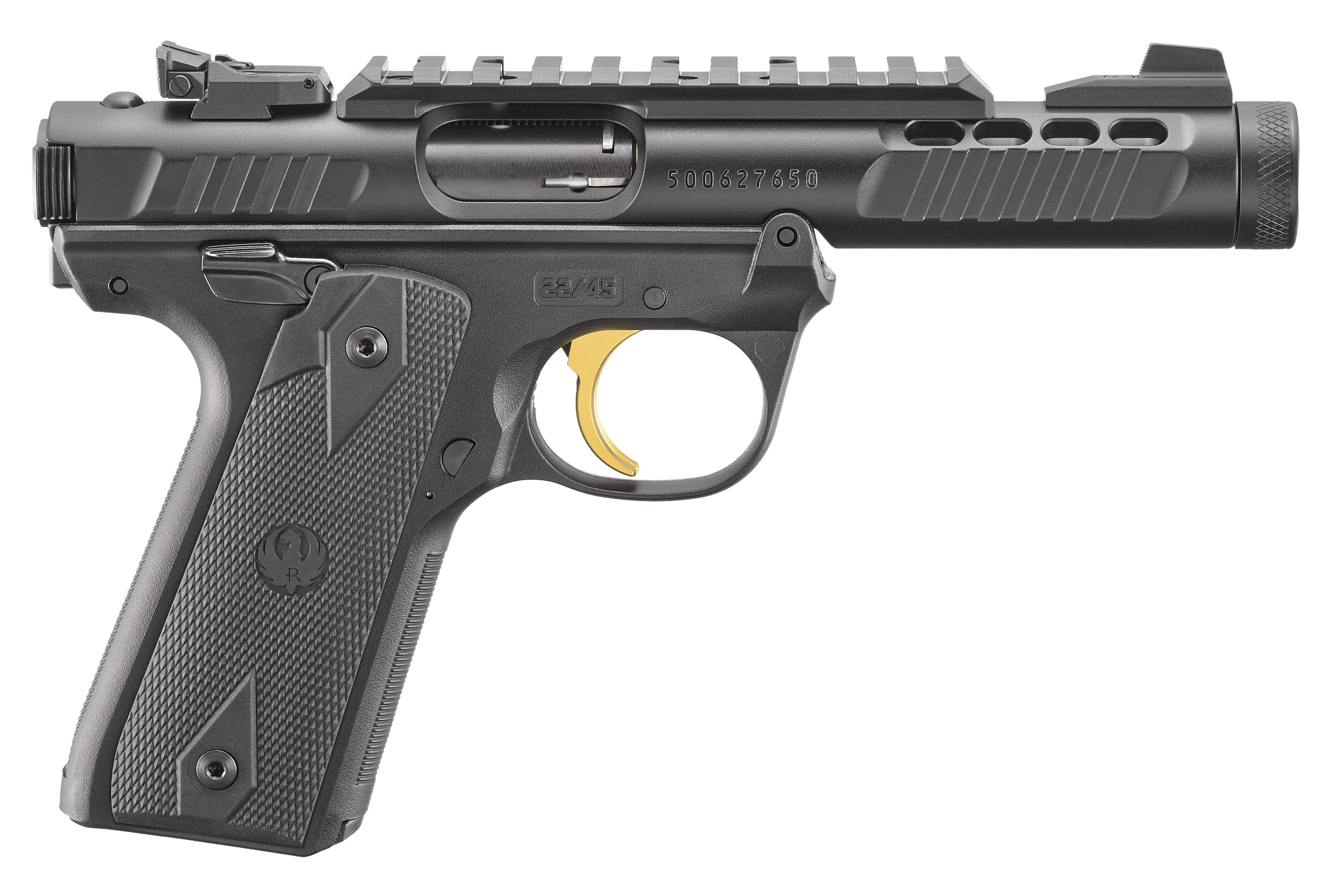 RUG 43956 MKIV 22/45 LITE 22LR 4.4 10R TB GLD/BLK
