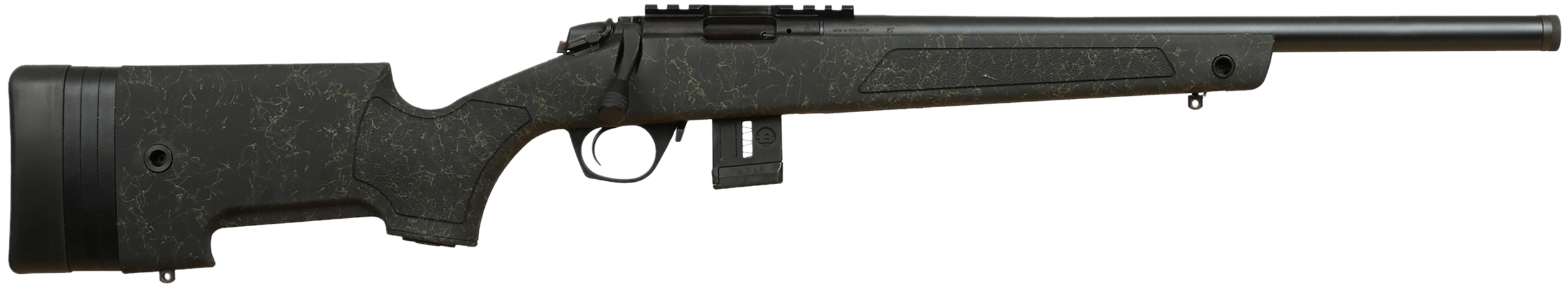 BERGARA BMR007 BMR 22LR STL BL 18 5R GRN/BK