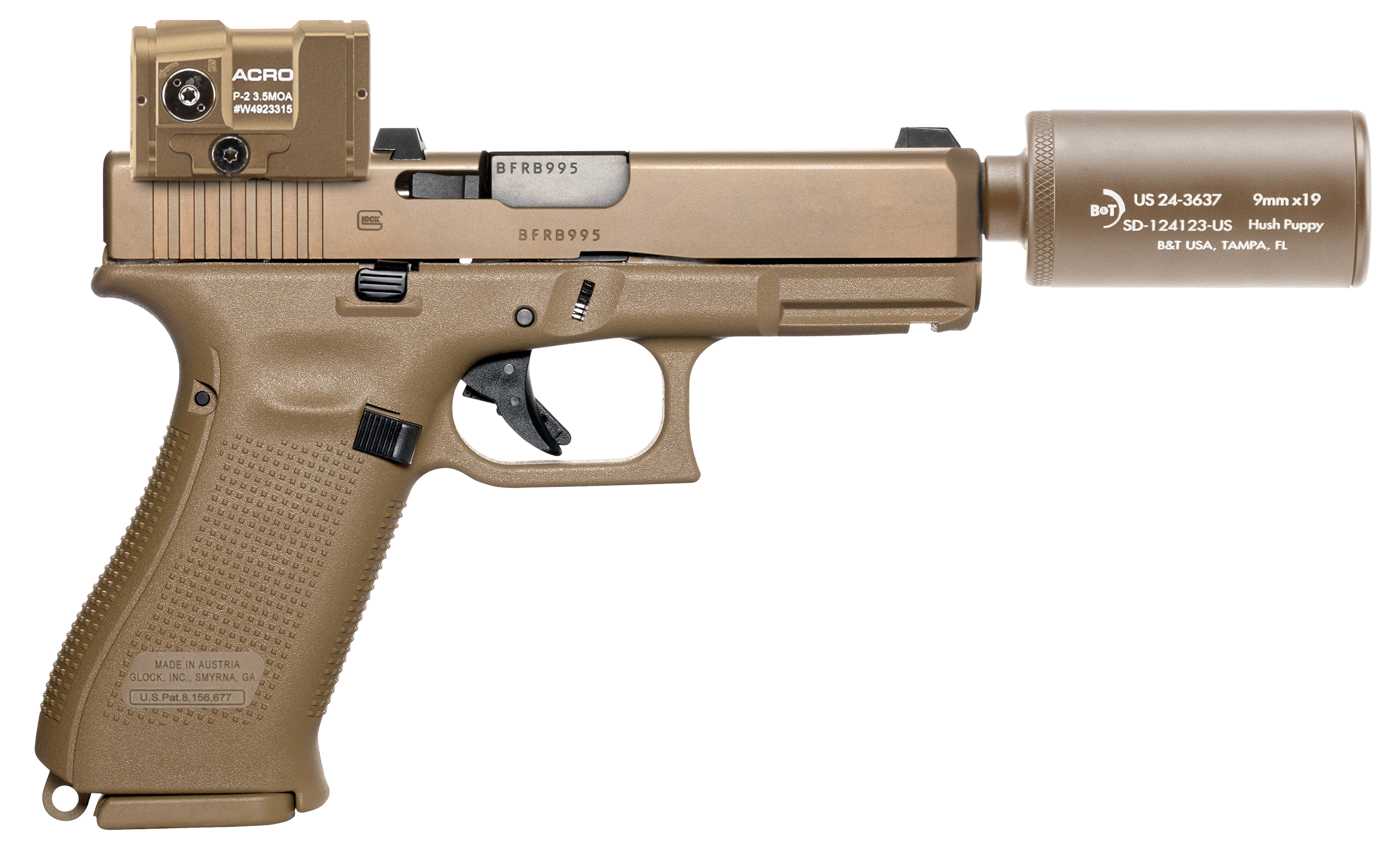 BT HUSH-PUPPY-KIT-CT GLK19X AIM ACRO/SUP/2MAG(1OF2