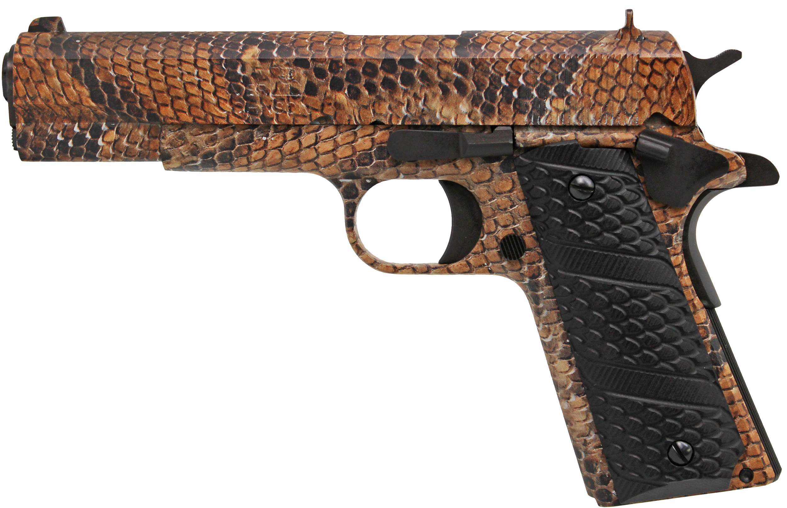 IVER 1911A1 45 5IN GVRN RATTLESNAKE