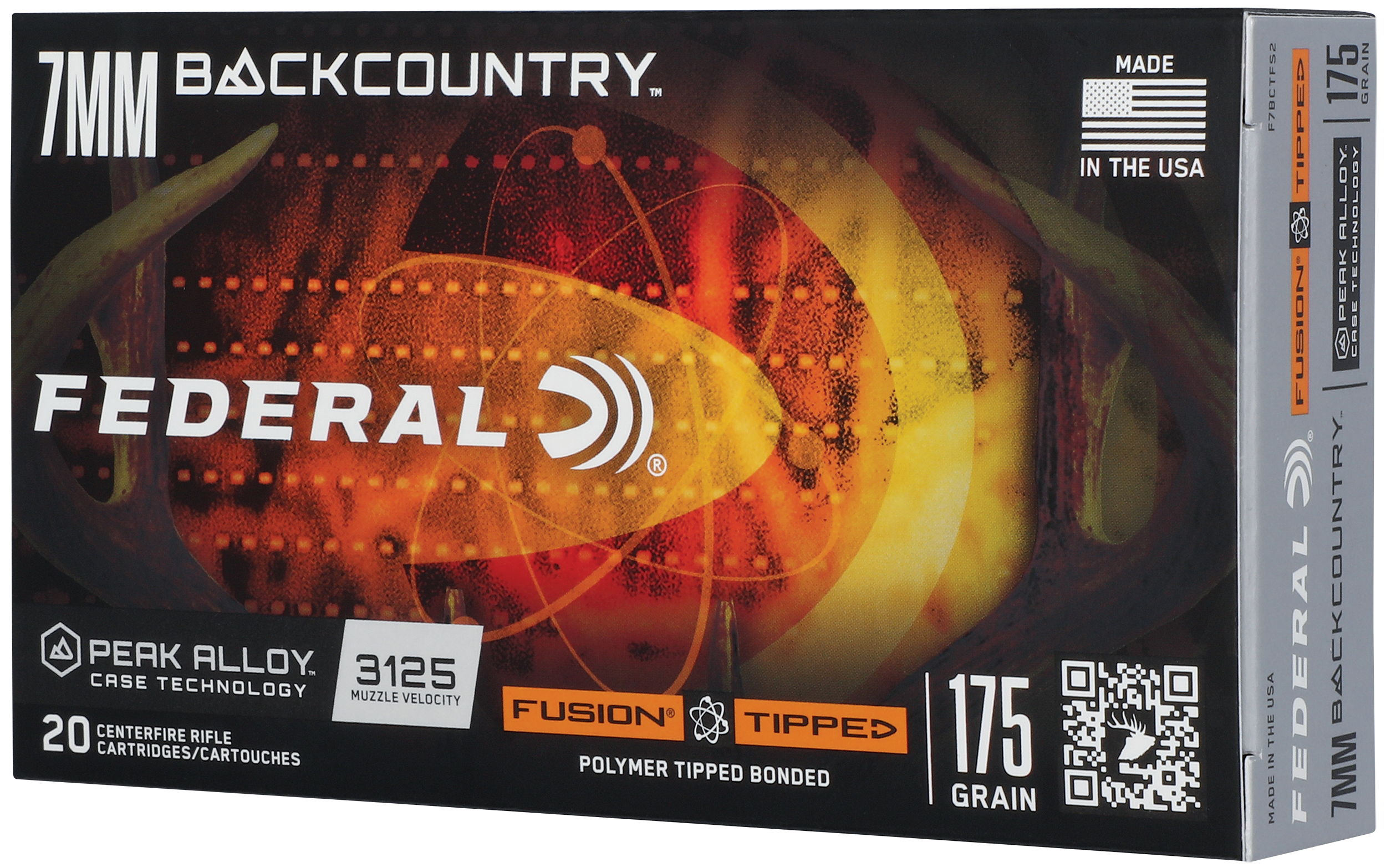 FED F7BCTFS2 7MM BACKCOUNTRY 175GR FUS TIP 20/10