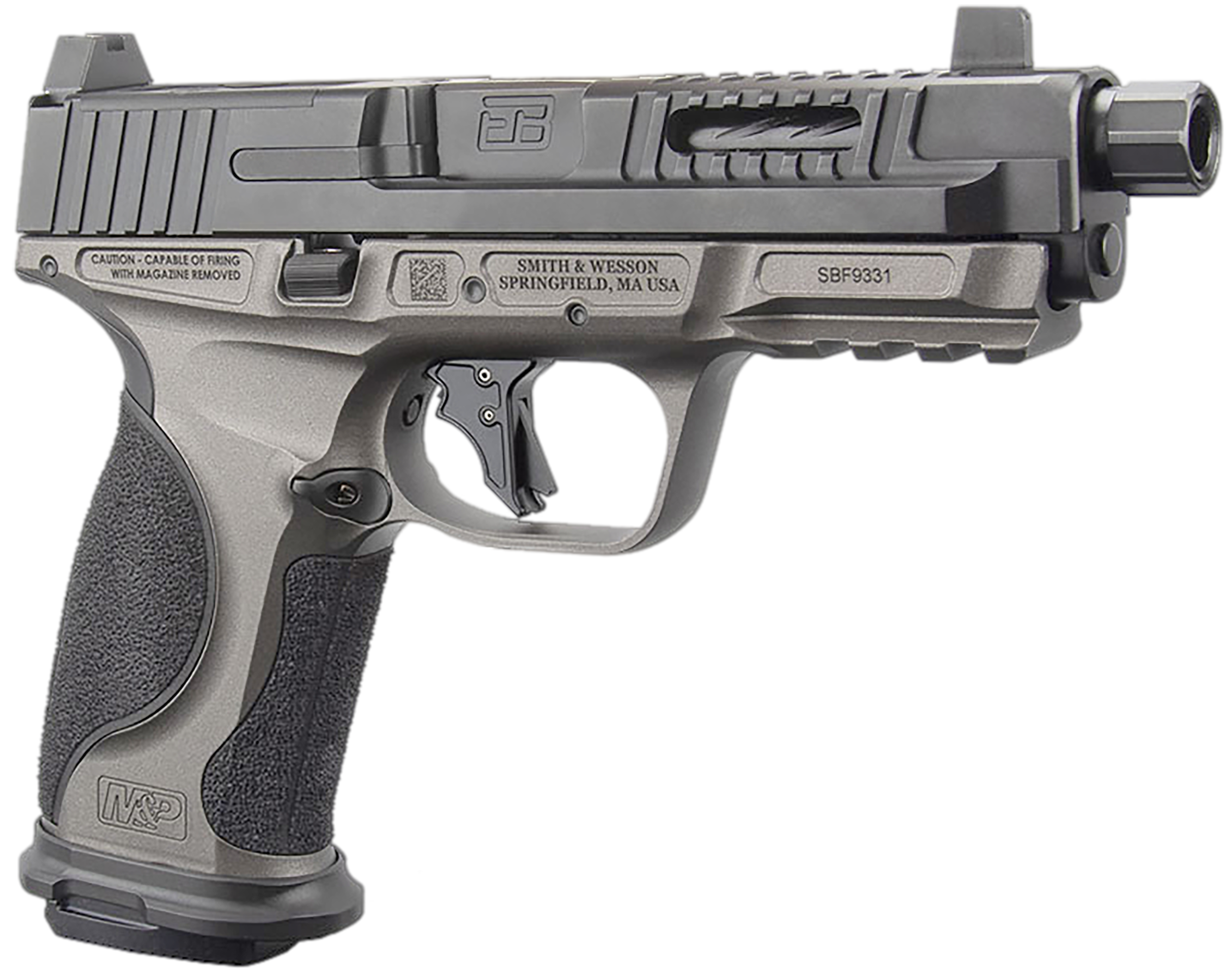 EDBROWN MPMETALF1 M&P 9M 17/19 4.65 BLK/GRY