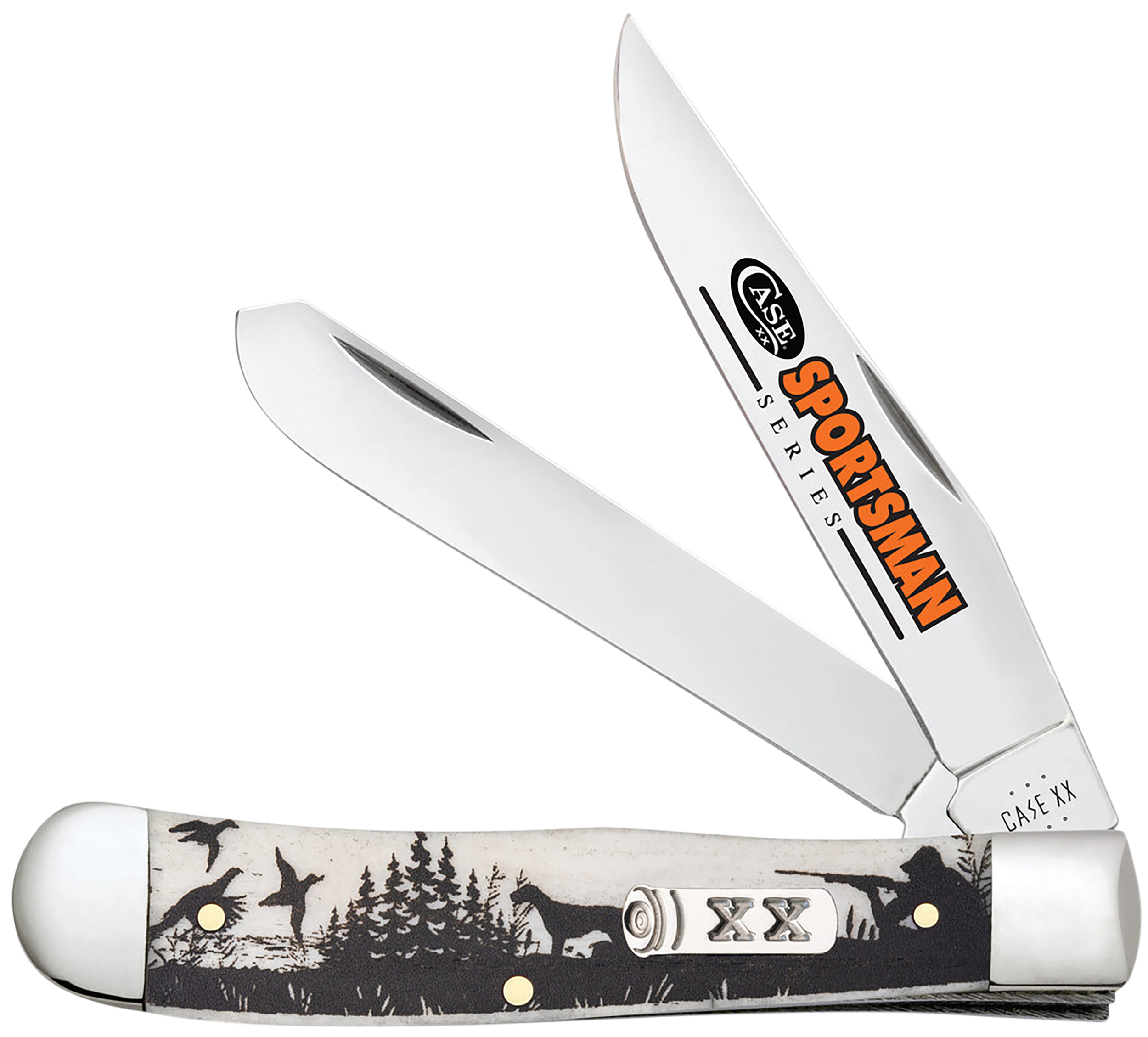 CASE 81224 SPORTSMAN SERIES NATURAL BONE BIRD DOG