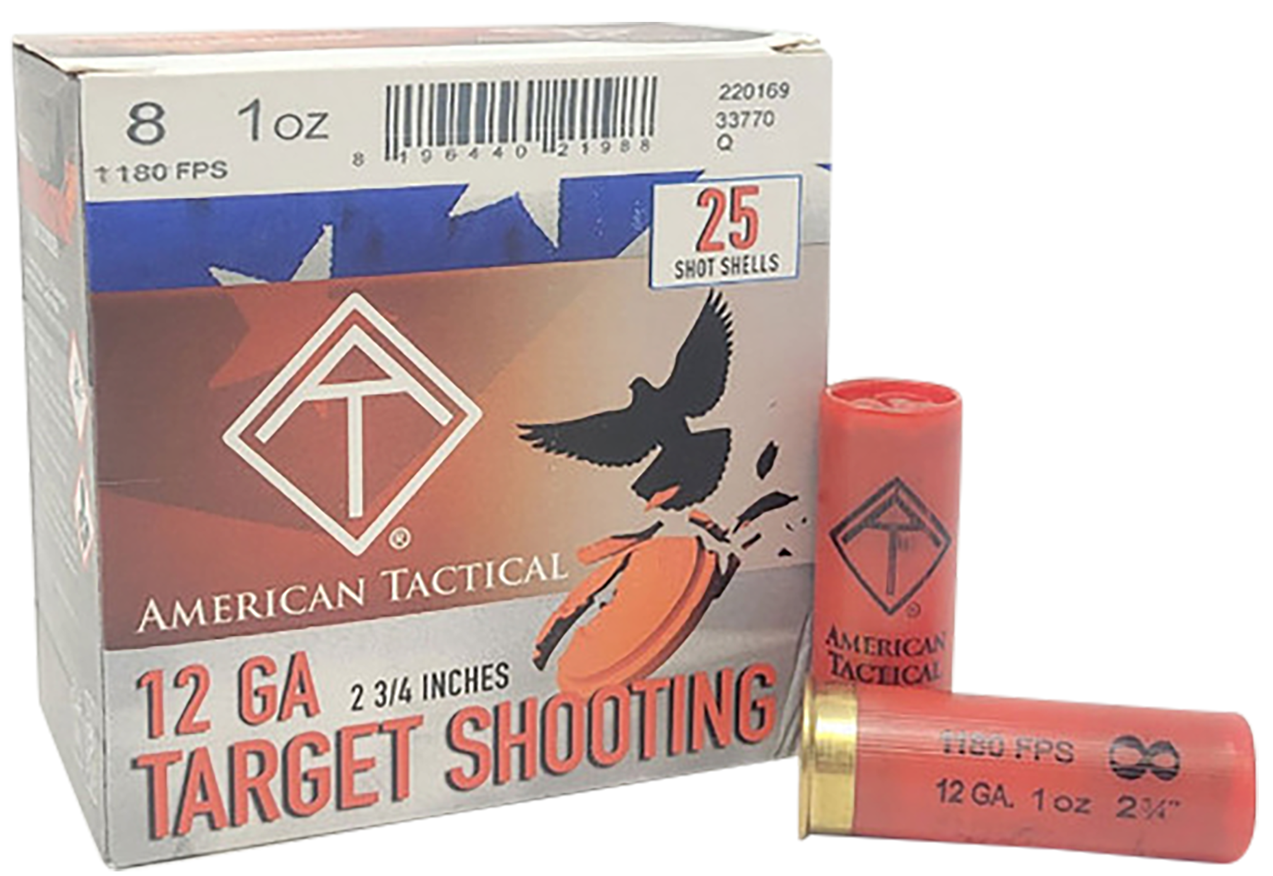 ATI ACL12T8 12GA TGT 1OZ 2.75 #8 25/10