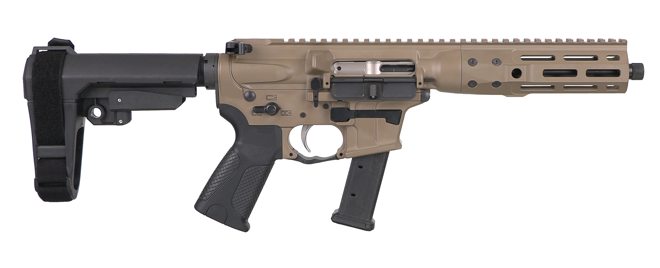 LWRCI ICP9CK8SBA3 IC-9 9MM 8.5 FDE BRACE