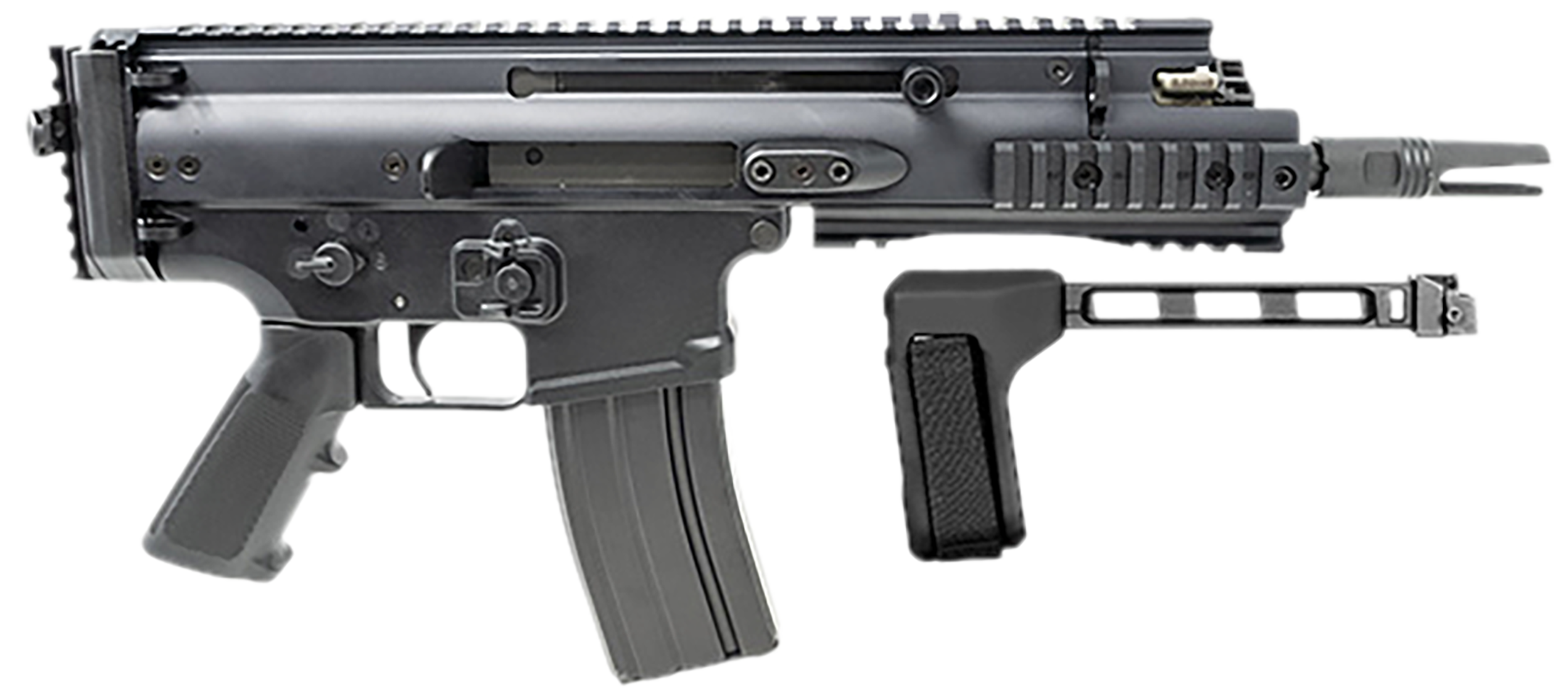 FN 38-101882 SCAR 15P SBT BRACE 556 7.5 30R BLK