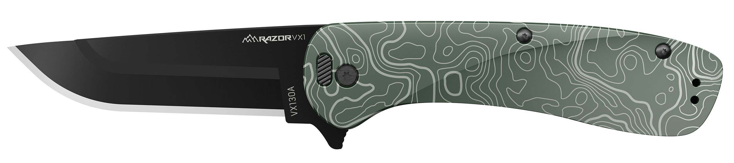 OUTDOOR EDGE VX130C-C RAZOR VX1 3" GRN ALUM