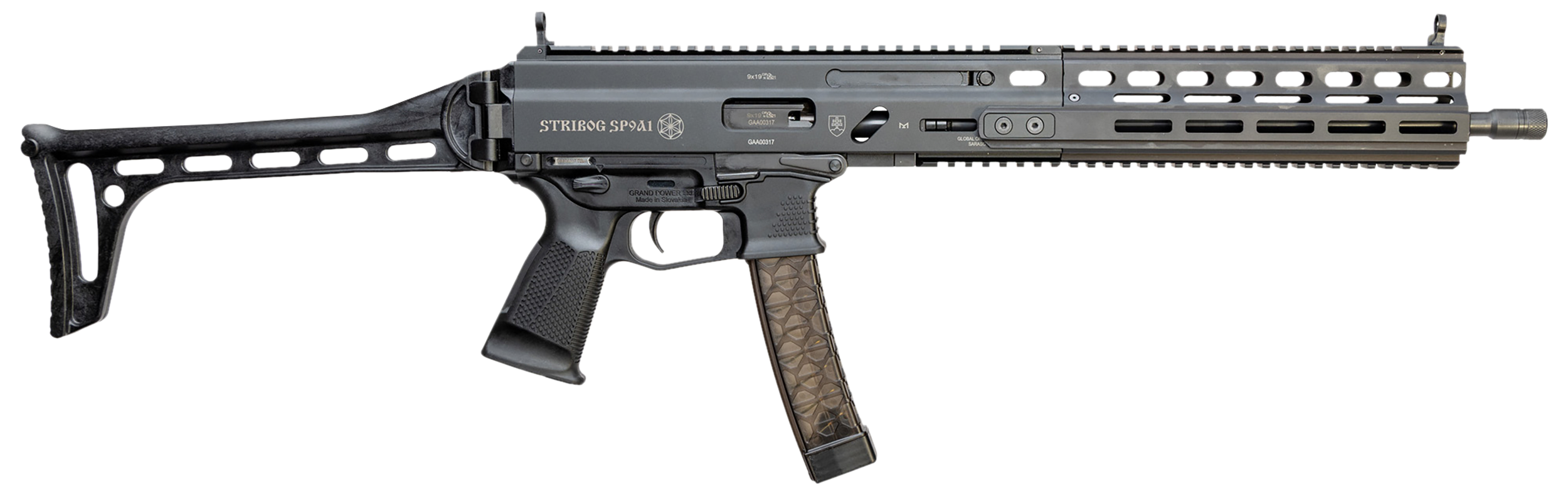 GP 810091157923 STRIBOG SP9A1 9M RFL 16" BLK