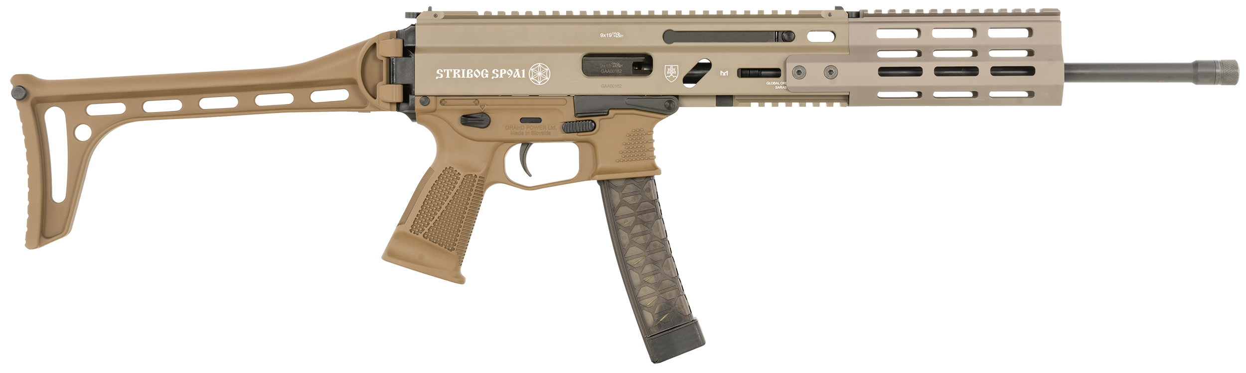GP 810091157930 STRIBOG SP9A1 9M RFL 16" FDE
