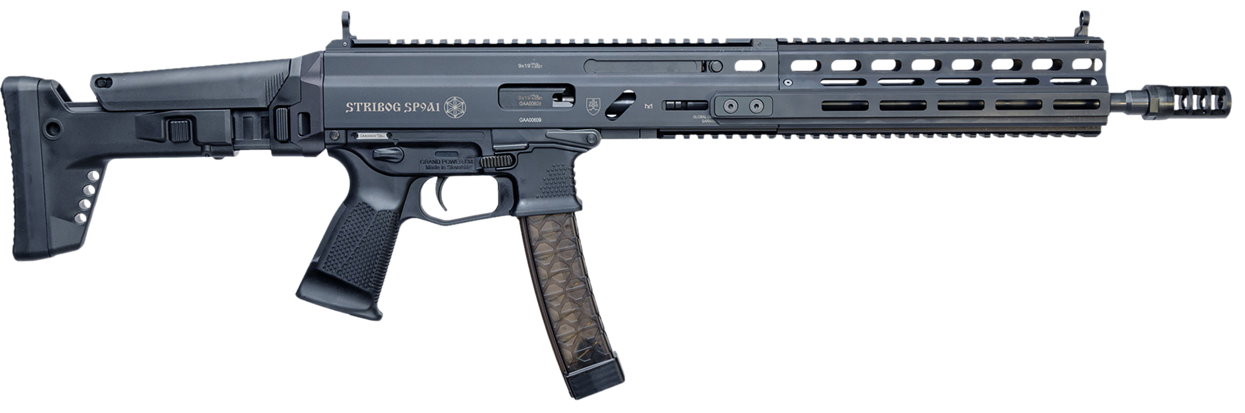 GP 810091157947 STRIBOG SP9A1 9M RFL ENHC BLK