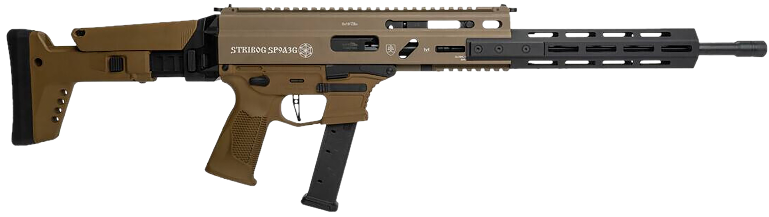 GP 810091156483 STRIBOG SP9A3G 9MM RFL ENHC FDE