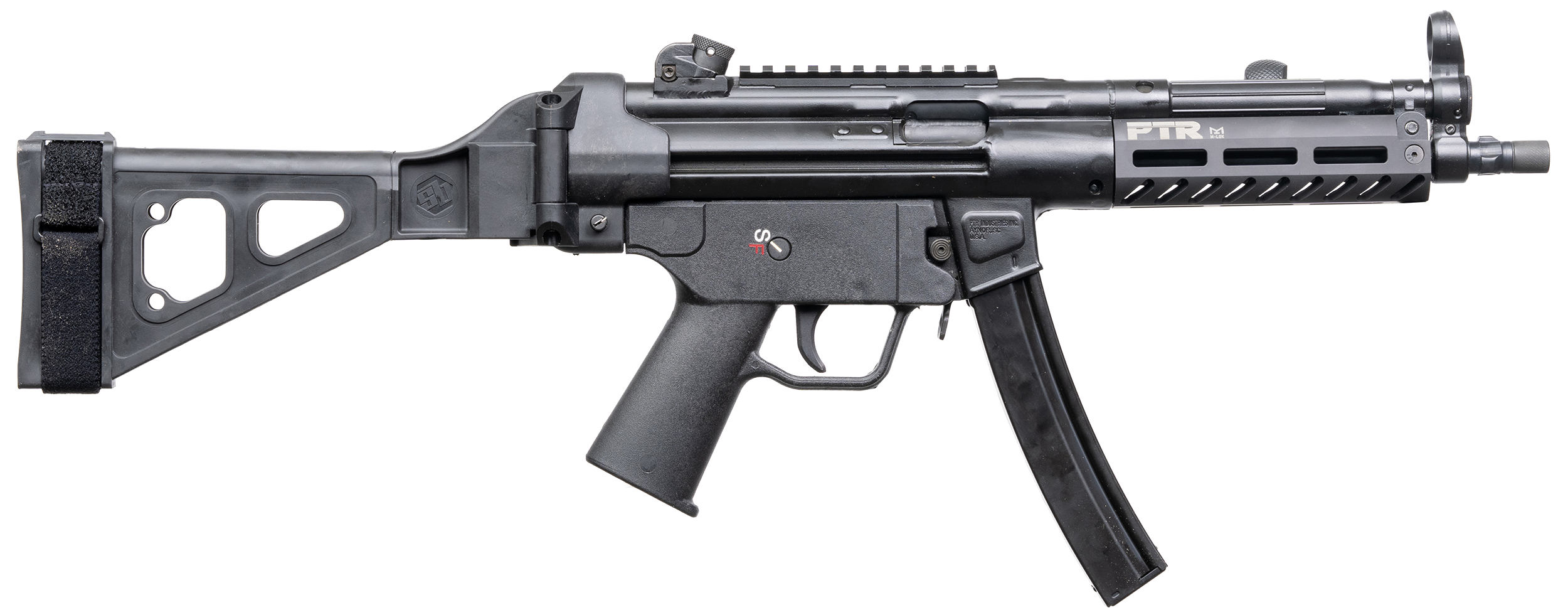 PTR 9CTBR-0090101 9CT-BR 9MM 8.86IN 3-LUG W/BRACE