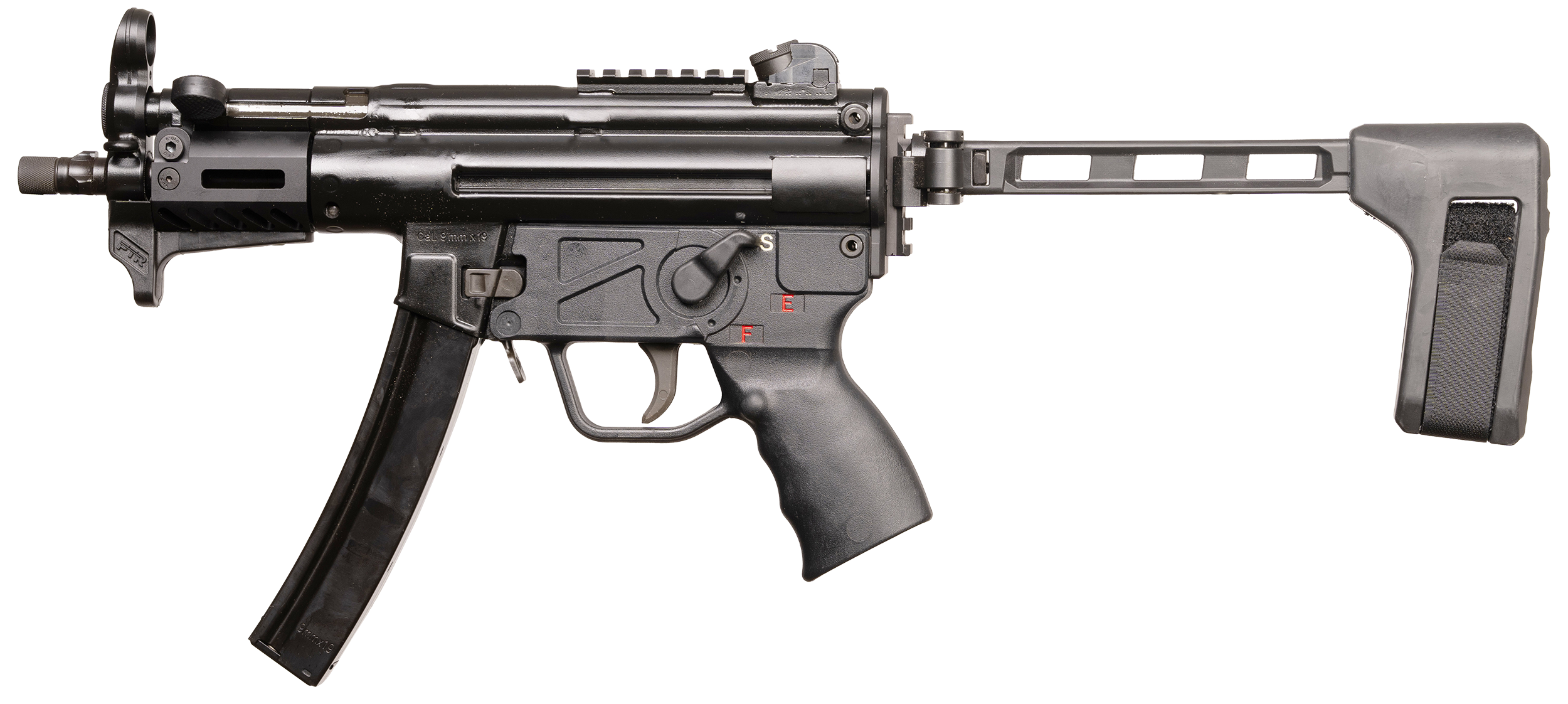 PTR 9KTBR-0090101 9KT-BR 9MM 5.16IN 3-LUG W/BRACE