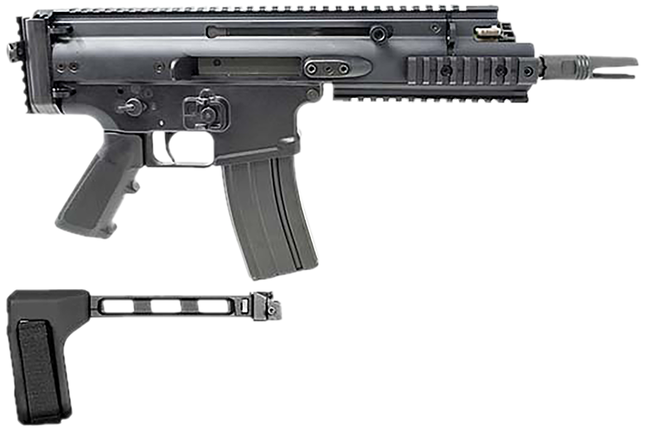 FN 38-101886 SCAR 15P SBT BRACE 300B BLK 30R