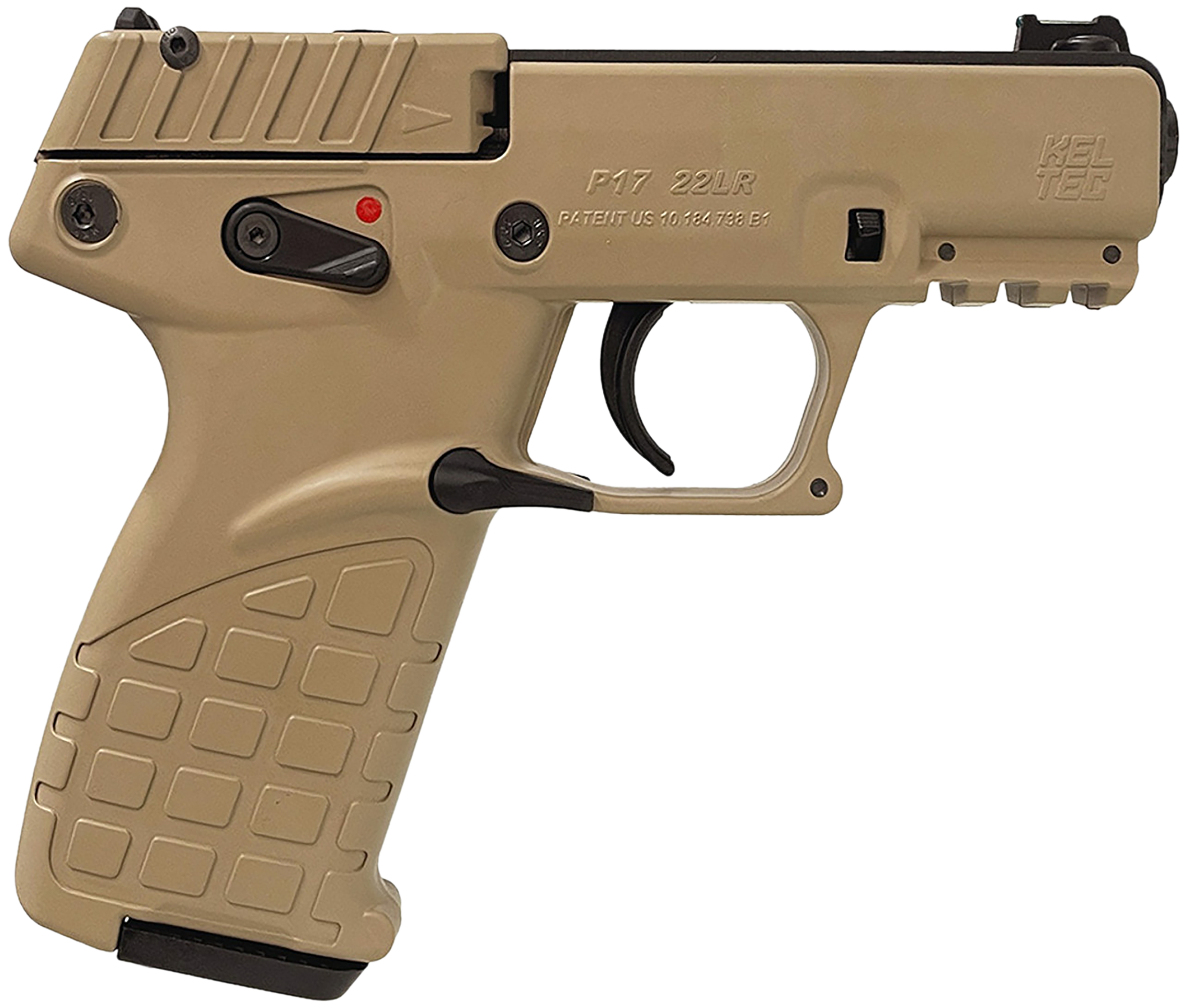 KEL P17DS 22LR 3.8 TB 3/16R TAN