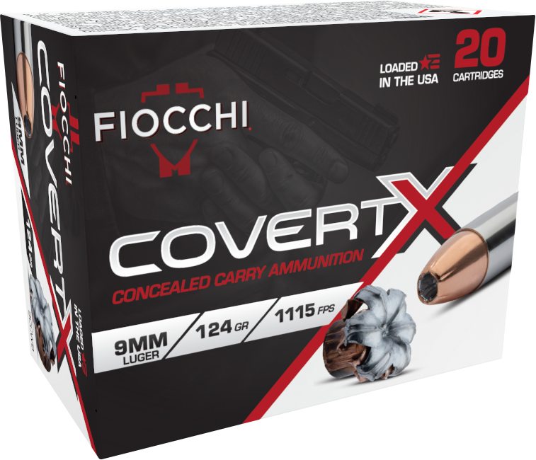 FIO 9CCWB COVERT X 9MM 124GR JHP 20/10