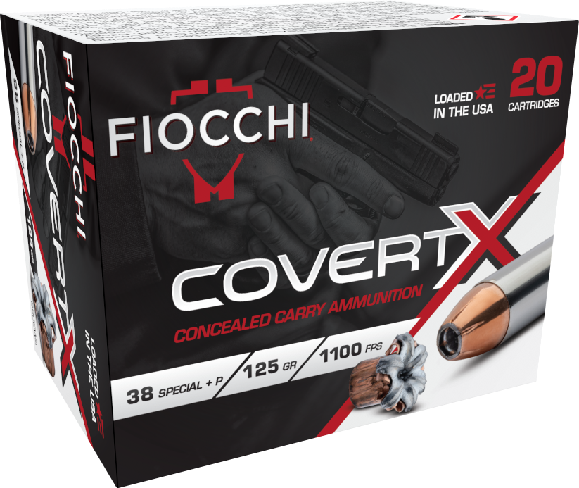 FIO 38CCWA COVERT X 38SPL 125GR JHP 20/10