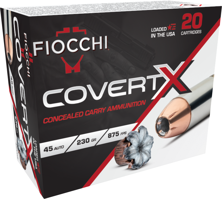 FIO 45CCWB COVERT X 45 230GR JHP 20/10