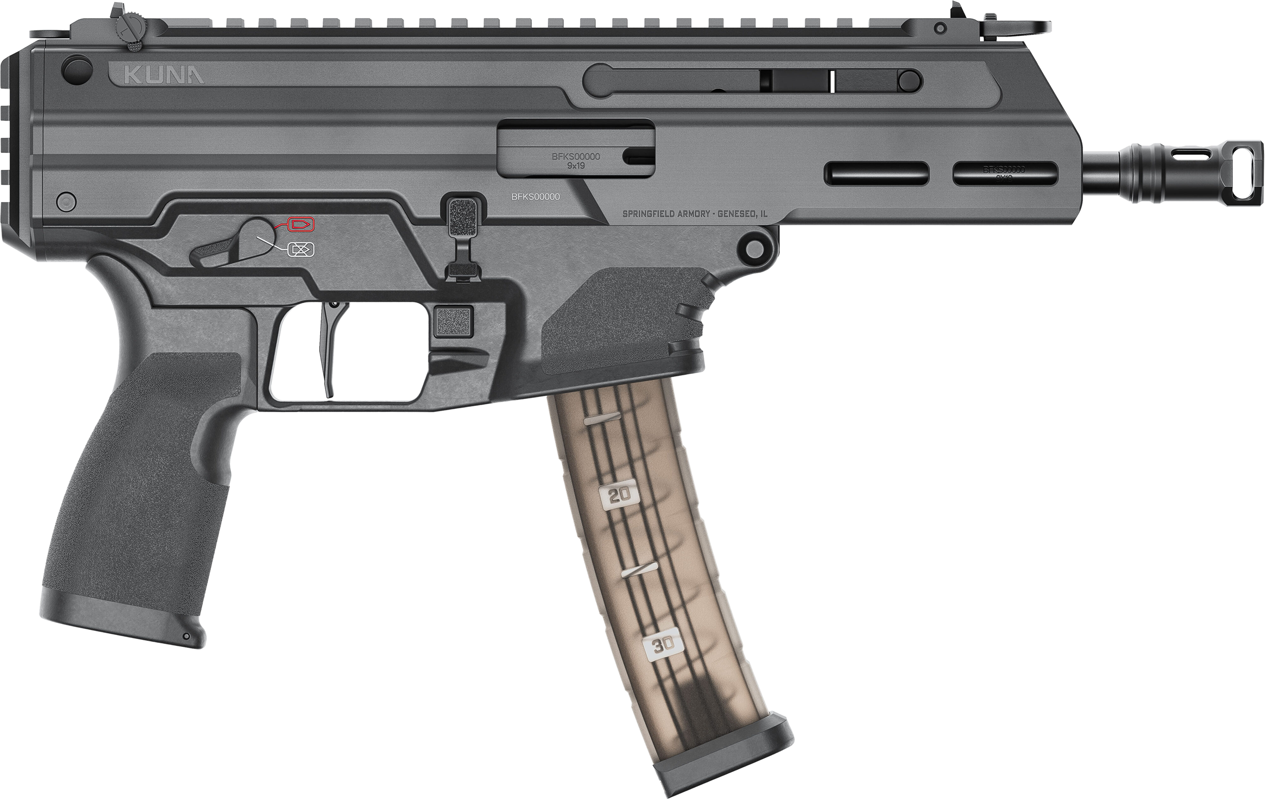 SPG KN90640BLC KUNA 40 6.125 BLK LC 10R