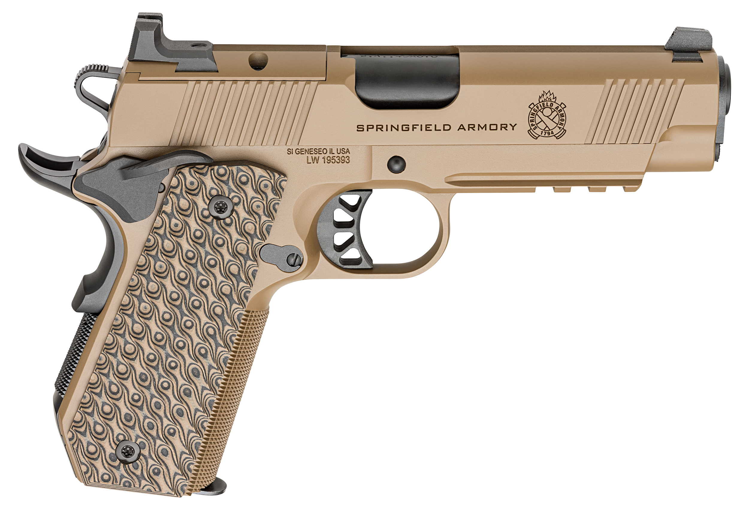 SPG PC9124LRCBCCAOS 45 TRP 1911 CRYCT/LTRL 4.2 COY