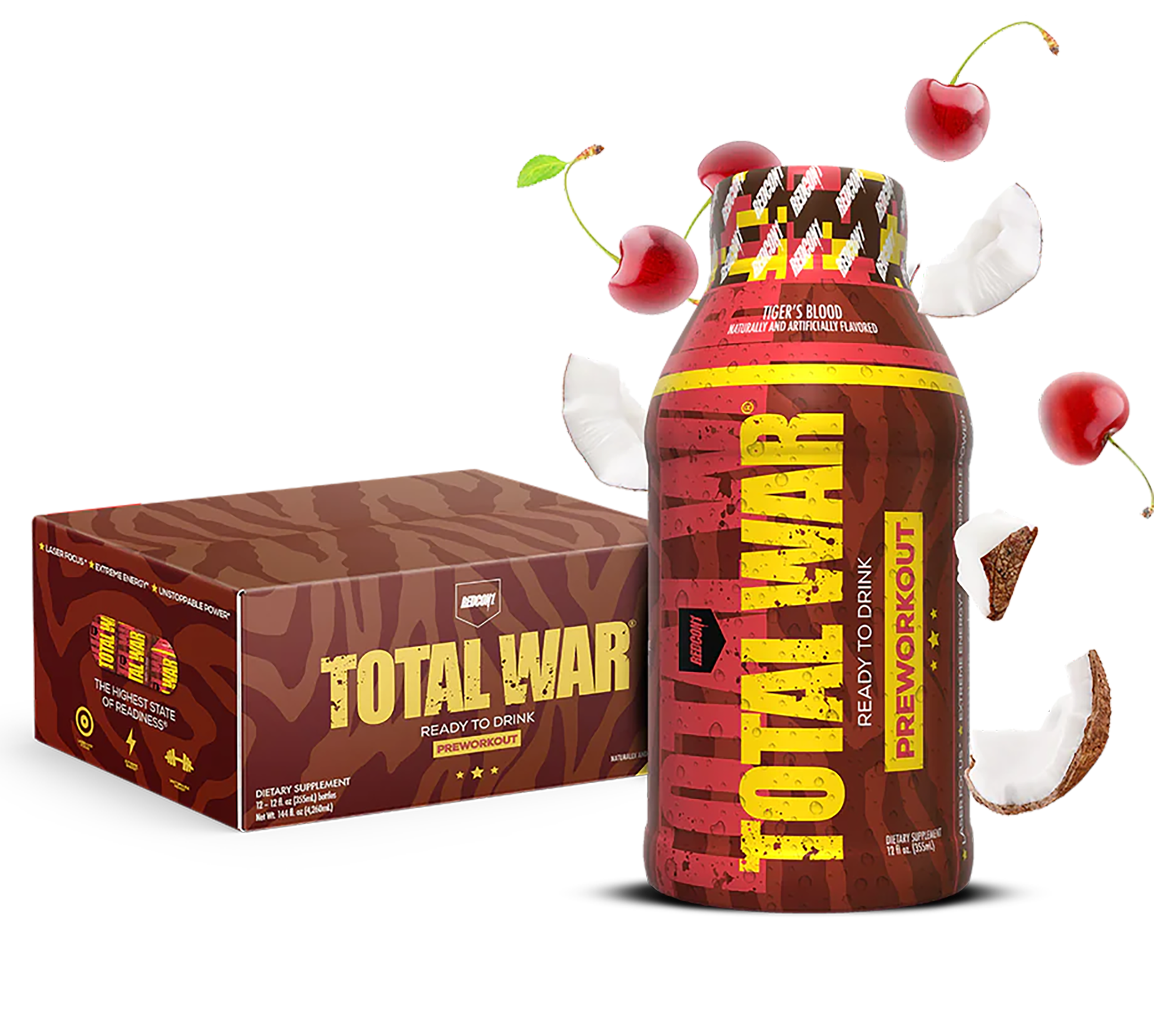 REDCON1 RC1TWRTDTB12 TOTALWAR RDY2DRINK TIGER BLD