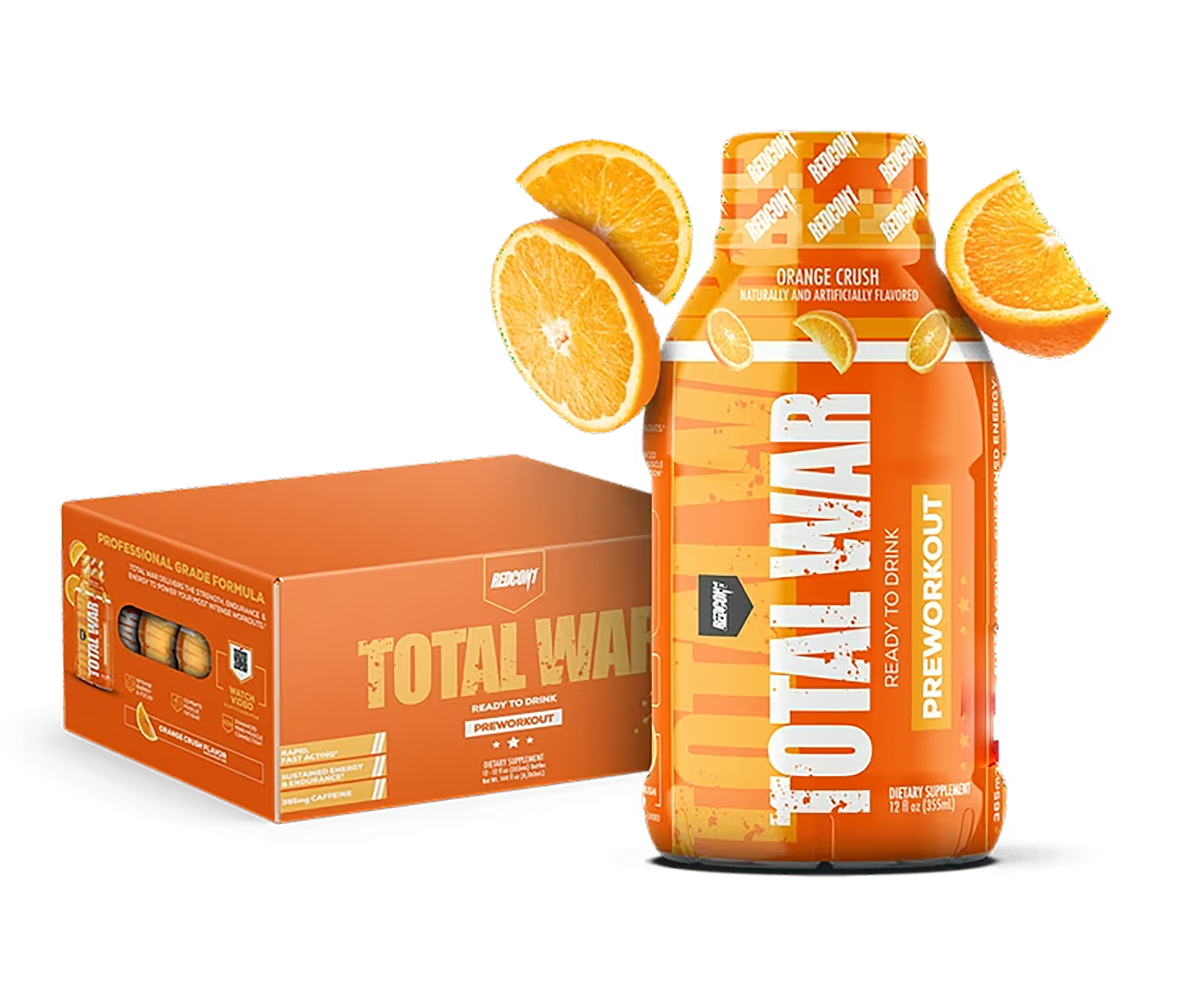 REDCON1 RC1TWRTDOC12 TOTALWAR RDY2DRINK ORNG CRSH