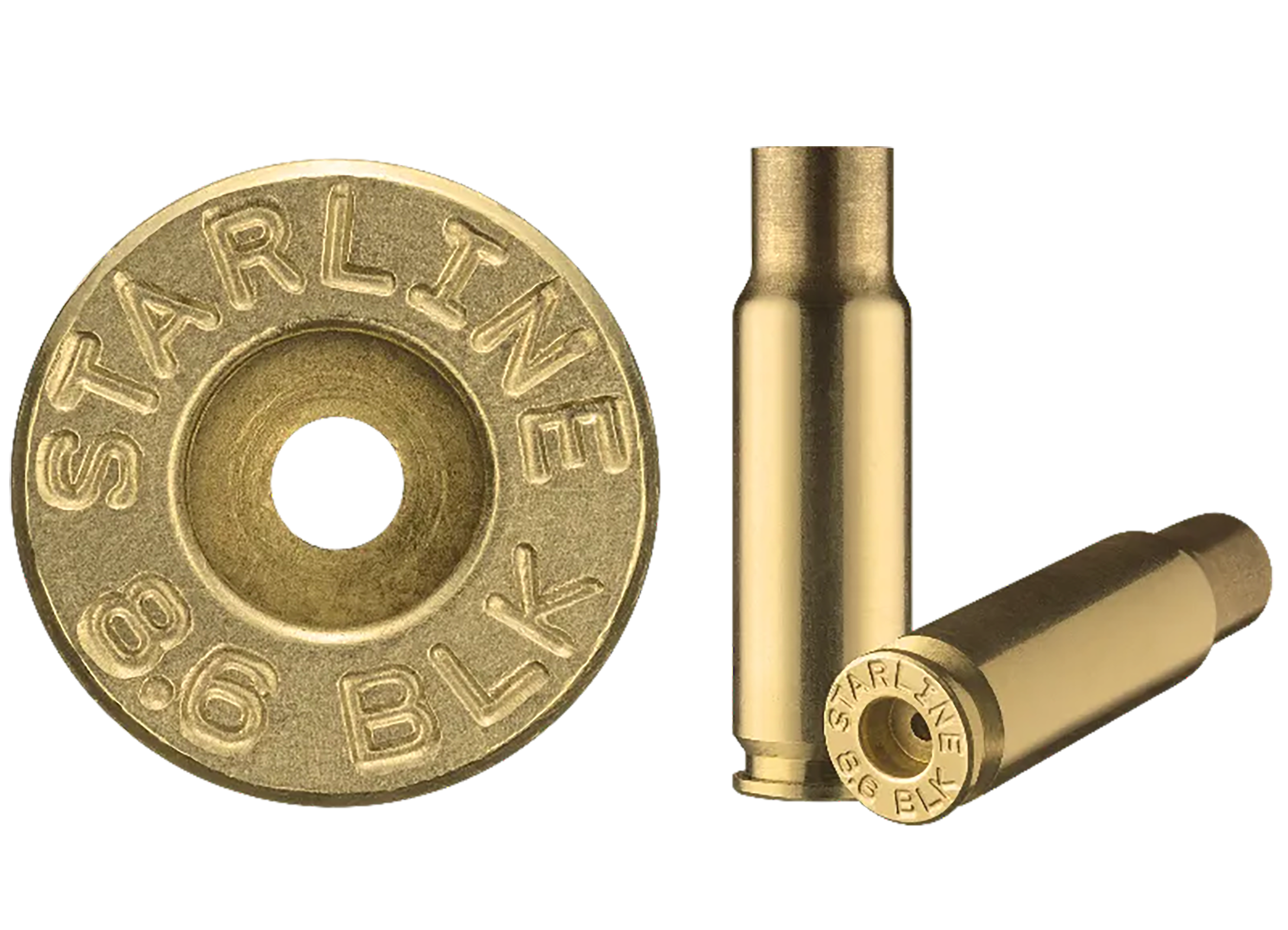 STAR 8.6BLKEUP-50 UNP BRASS 8.6 BLACKOUT
