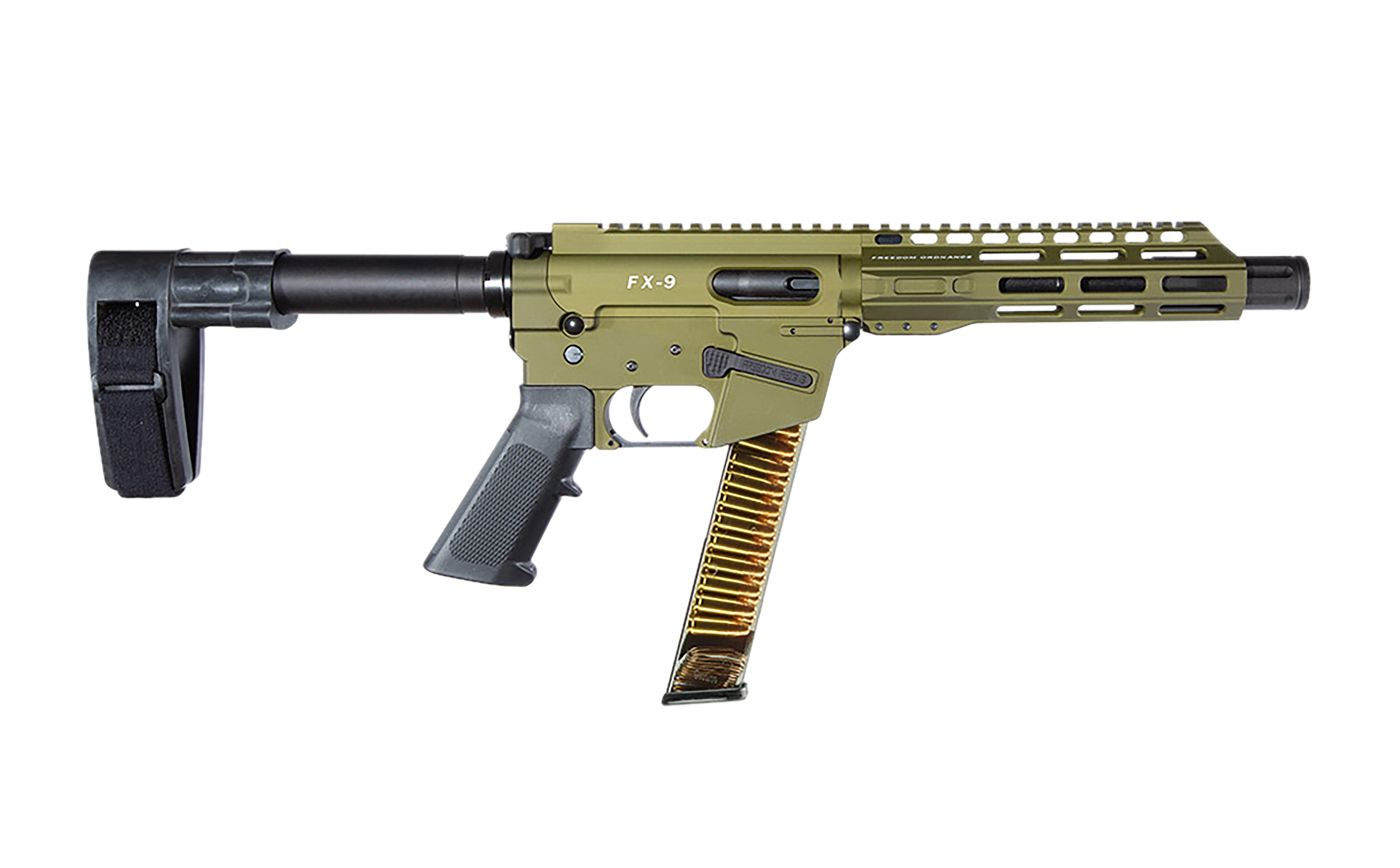 FREEDOM ORDNANCE FX9P8SBMODG 9MM 8" MINI BRC ODG
