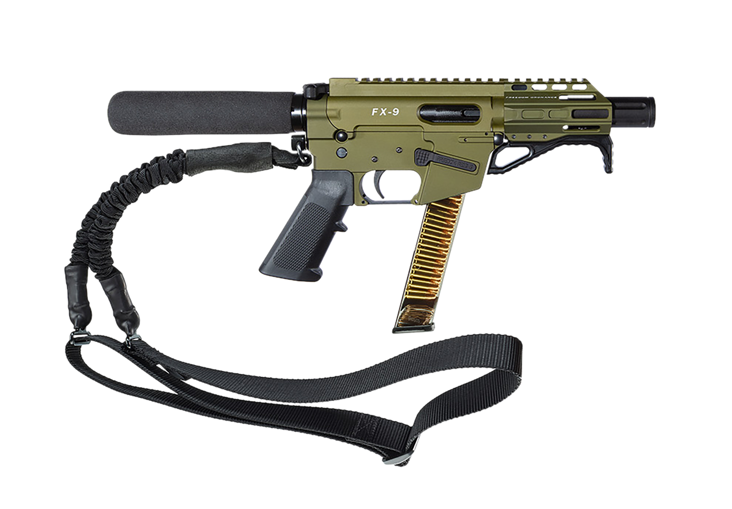 FREEDOM ORDNANCE FX9P4T-ODG 9MM 4" TUBE 31R ODG
