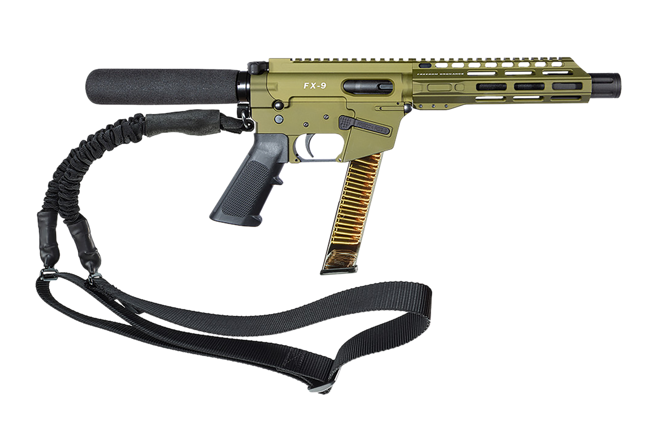 FREEDOM ORDNANCE FX9P8T-ODG 9MM 8" TUBE 31R ODG