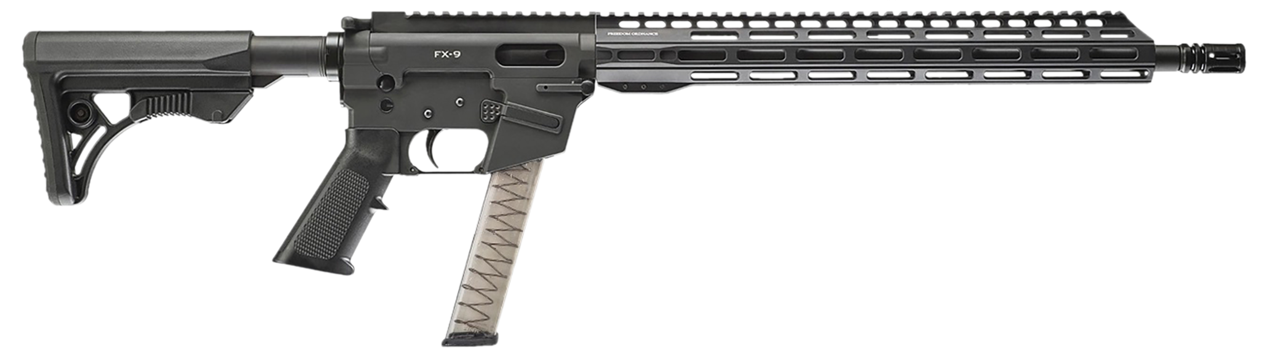 FREEDOM ORDNANCE FX9R16 9MM 16"LEAPER BLK
