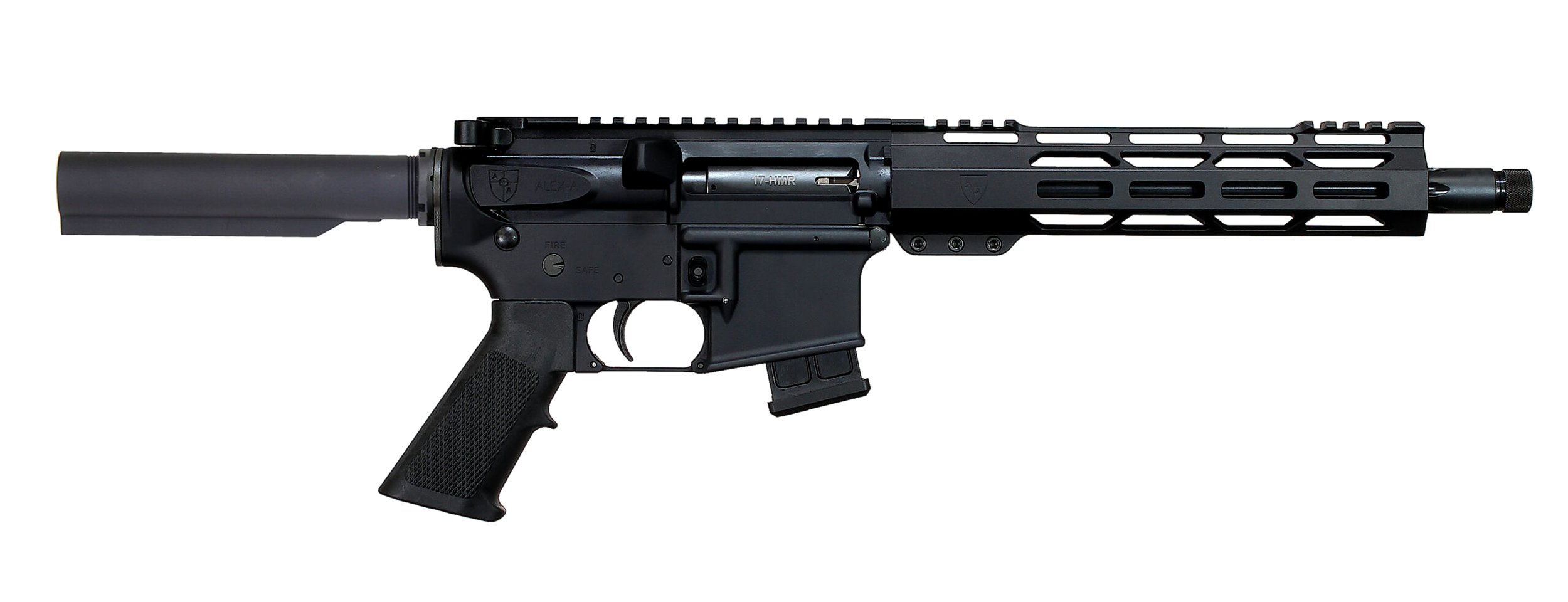 ALEX PHI-17-NB STANDARD 17HMR 11 NO/BRACE BLK