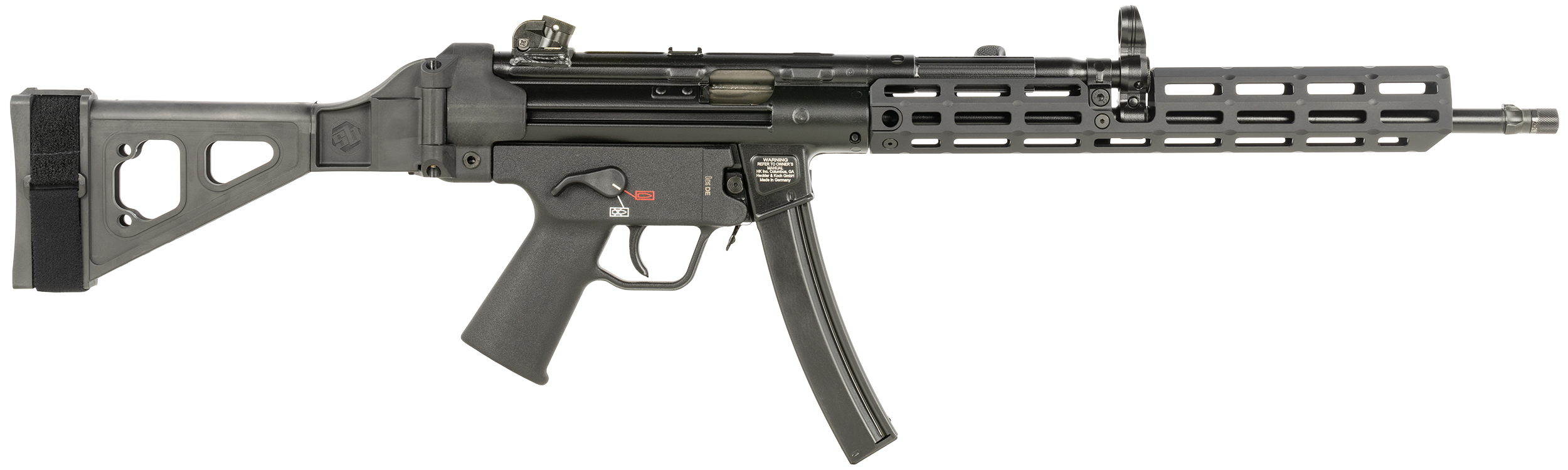 HK 81001190 PI SP5L MI HNDGRD/SBT BRACE 2X30R BLK