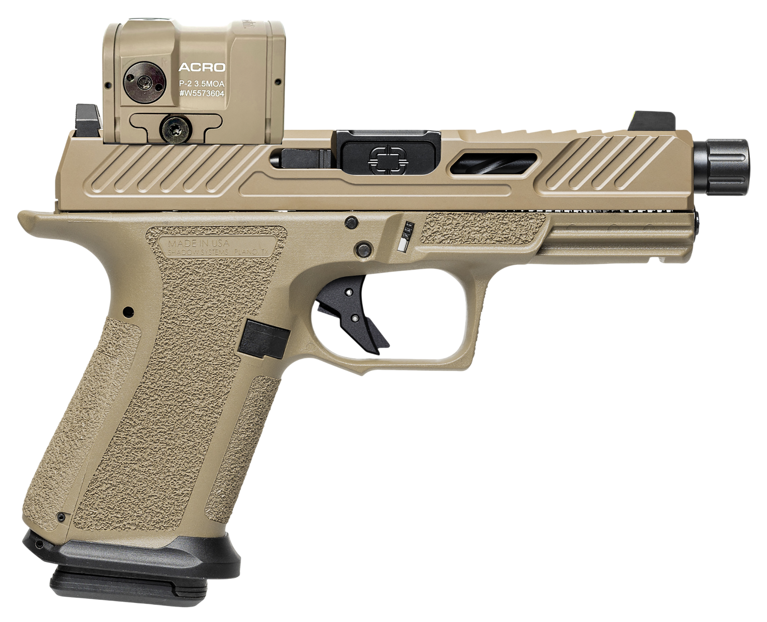 SHADOW SS-1022-AM MR920 9MM ELT OR TH ACRO FDE