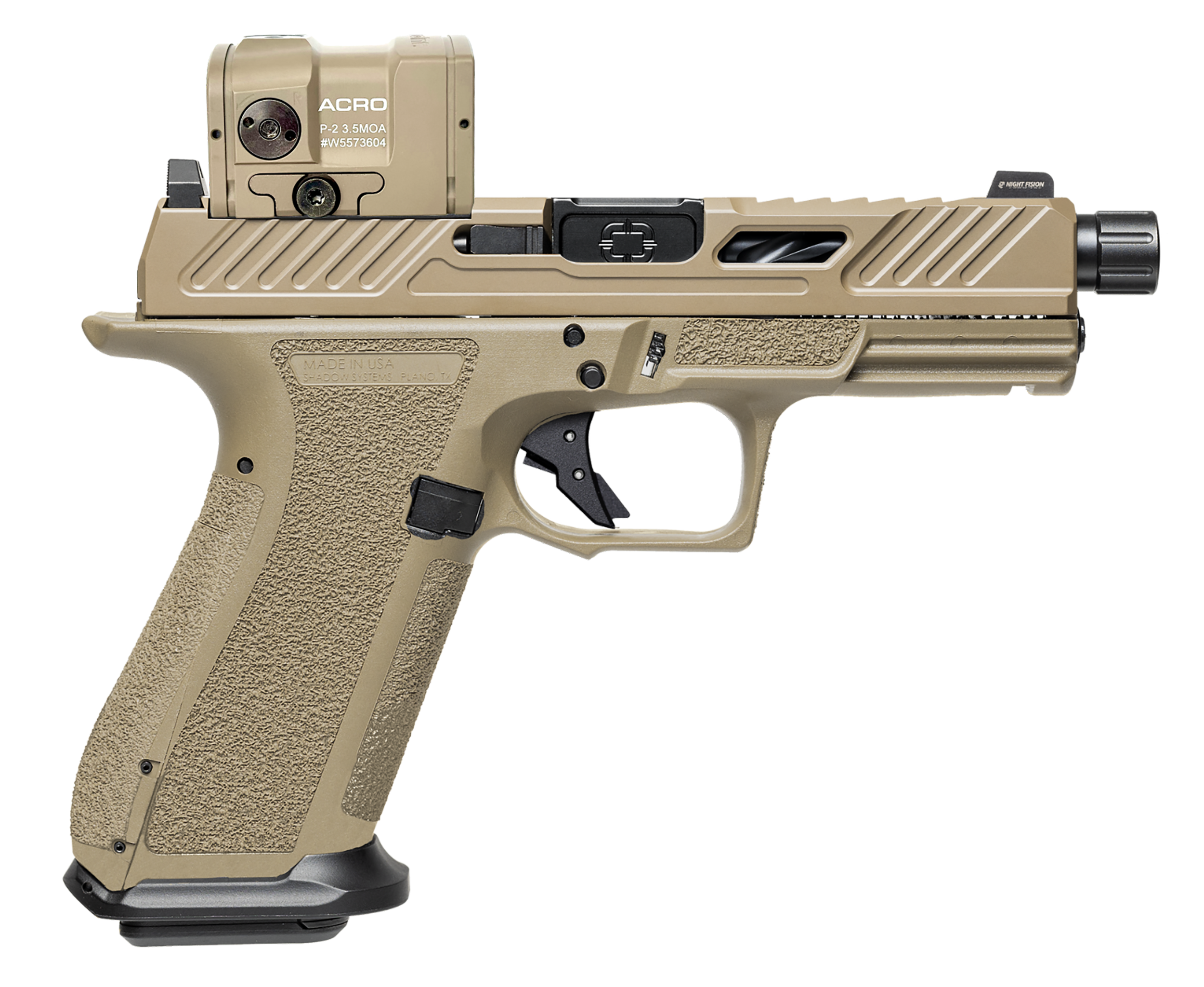 SHADOW SS-3022-AM XR920 9MM ELT OR TH ACRO FDE