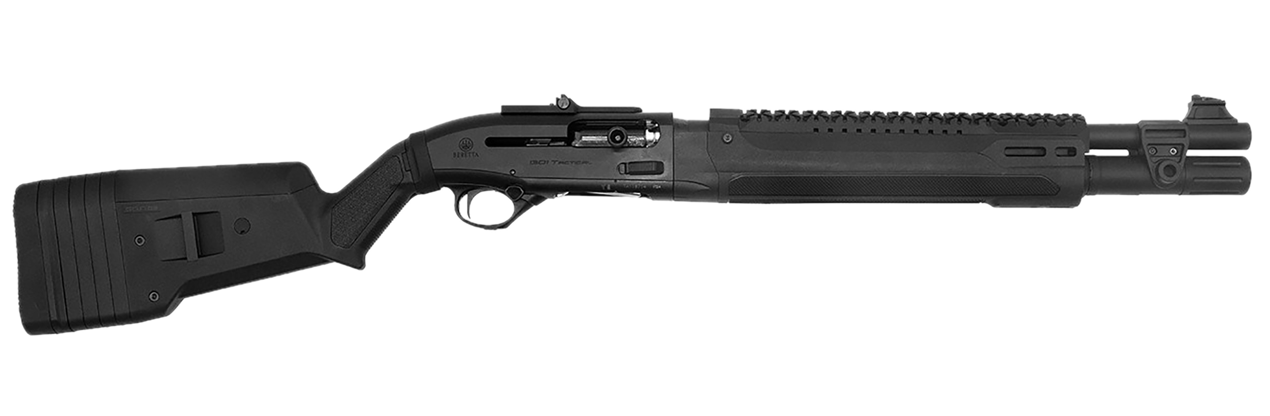 Langdon Tactical Tech LTT1301HBFRMBLK Beretta 1301 3" 7+1 18.50" Black Oxide Heat Shield Barrel, Black Aluminum Receiver w/Picatinny Rail, Black Magpul Polymer Stock, Beretta Patrol Forend