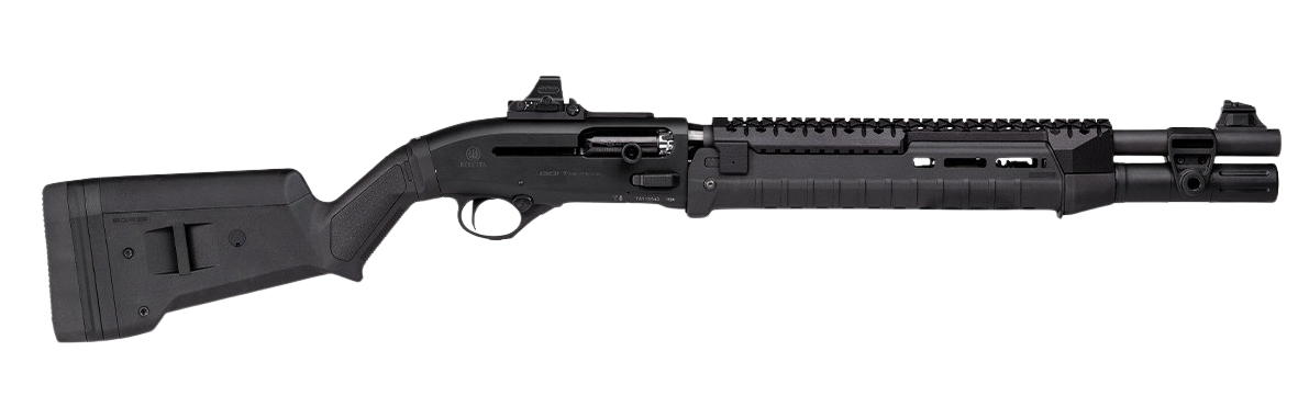 Langdon Tactical Tech LTT1301HZFRMBLK Beretta 1301 3" 7+1 18.50" Black Oxide Heat Shield Barrel, Black Aluminum Receiver, Black Magpul Polymer Stock, Modified Magpul Zhukov Forend