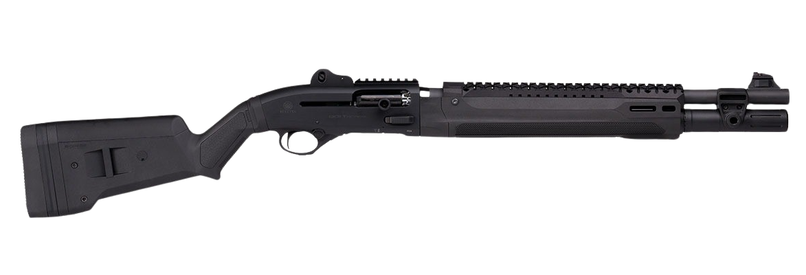 Langdon Tactical Tech LTT1301HBMBLK Beretta 1301 3" 7+1 18.50" Black Oxide Heat Shield Barrel, Black Anodized Aluminum Receiver w/Picatinny Rail, Black Magpul Polymer Stock, Beretta Patrol Forend