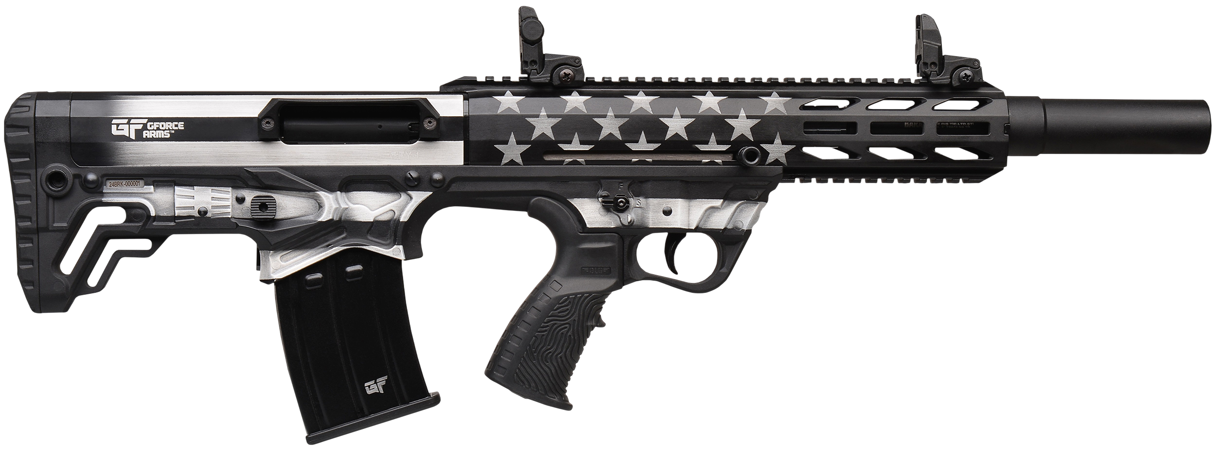 GFORCE GFY1-USG 12GA 18.5 BULLPUP 5+1 B&W USA