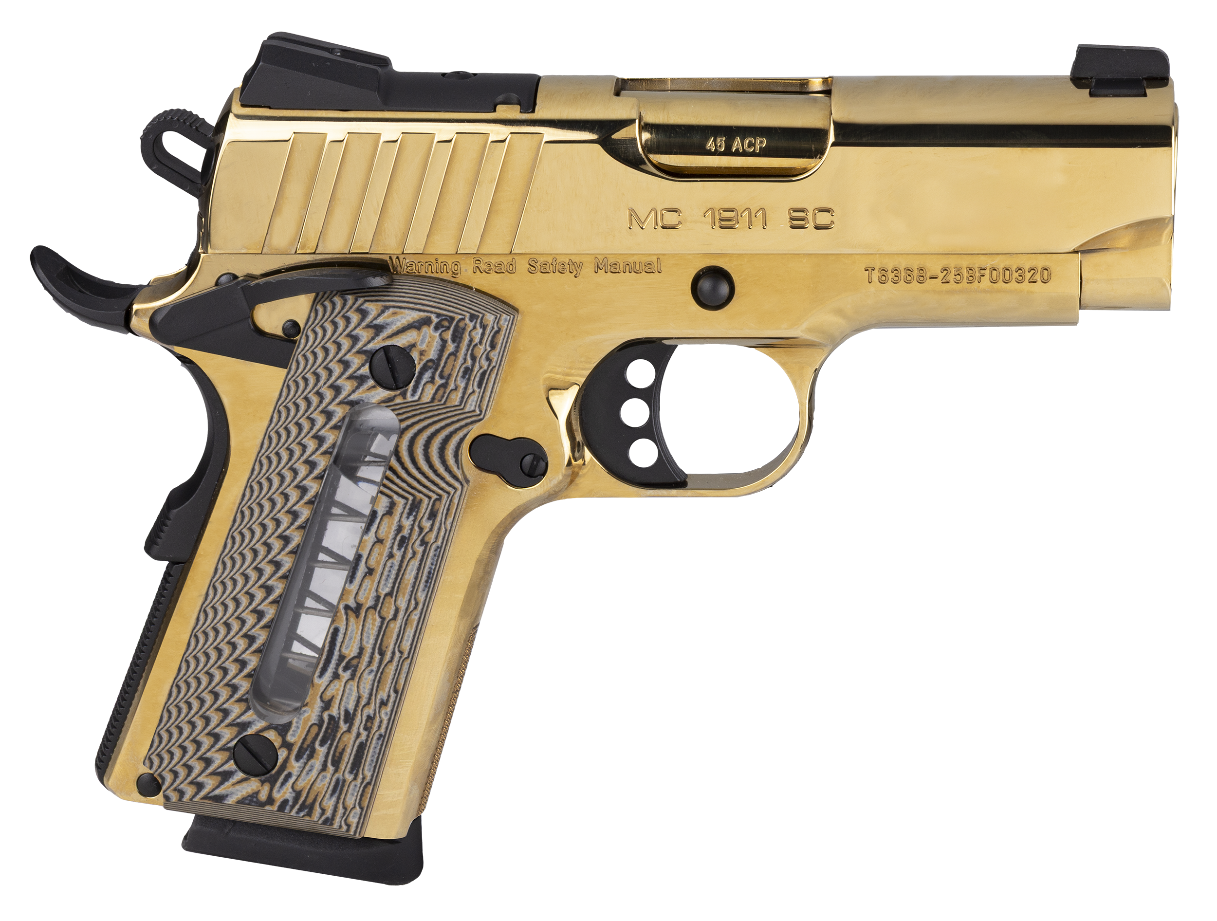 EAA 390133 GIRSAN MC1911SC 45A GOLD/BLK