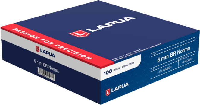 LAPUA 4PH6046 UNP CASE 6MM BR NORMA 100