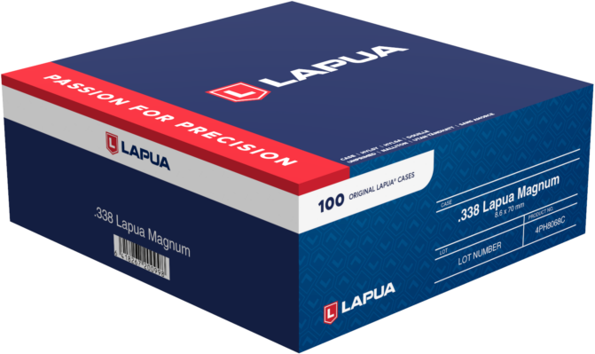 LAPUA 4PH8068C UNP CASE 338 LAPUA MAGNUM 100