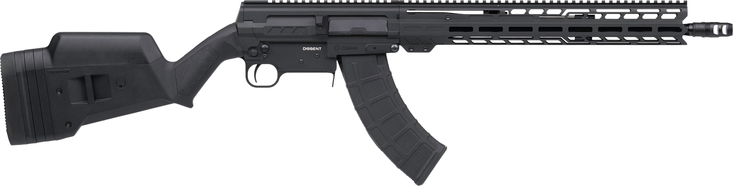 CMMG 86A950AAB DISSENT 7.62X39 BR47 16.1 ARMBLK