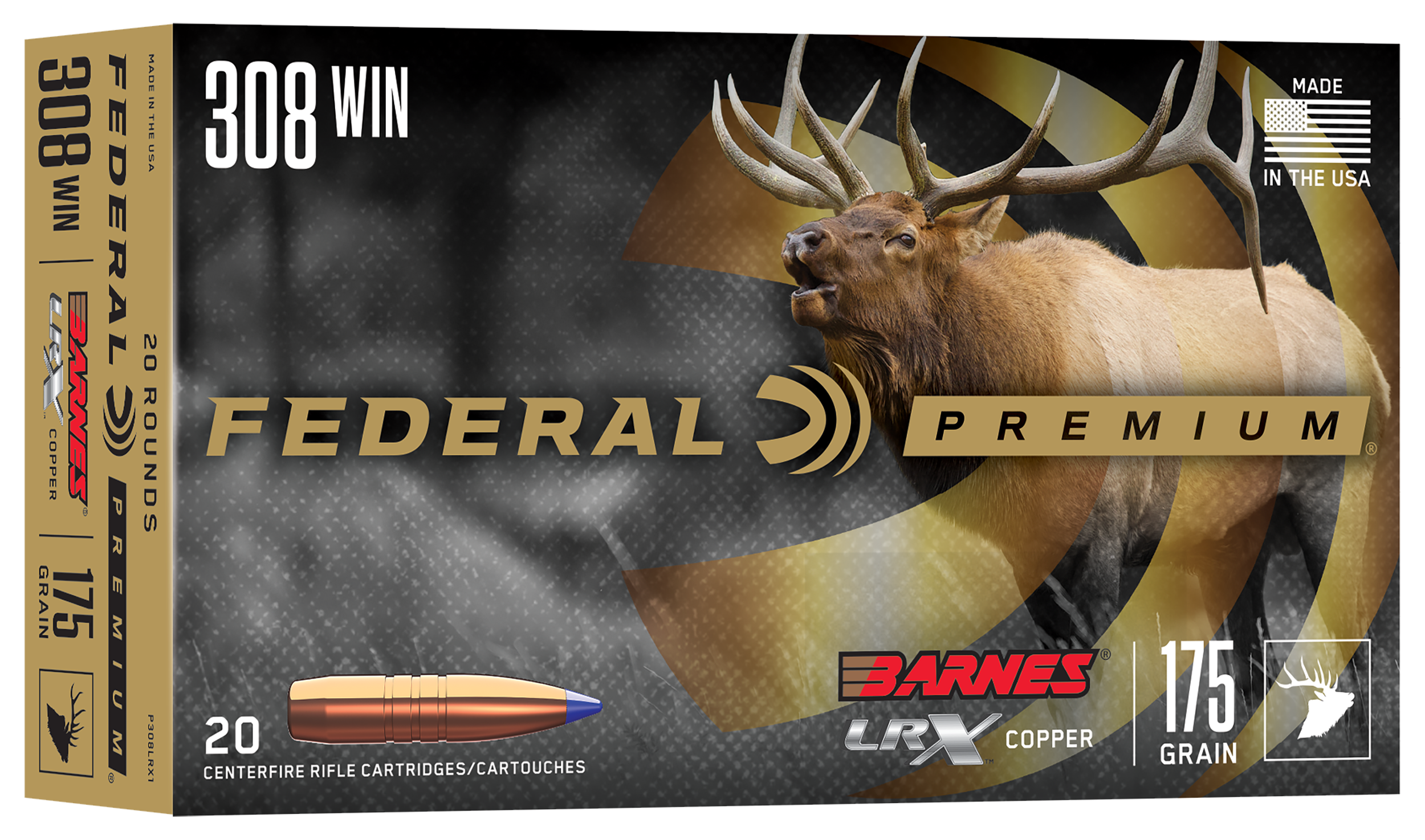 FED P308LRX1 308WIN 175GR BARNES LRX 20/10